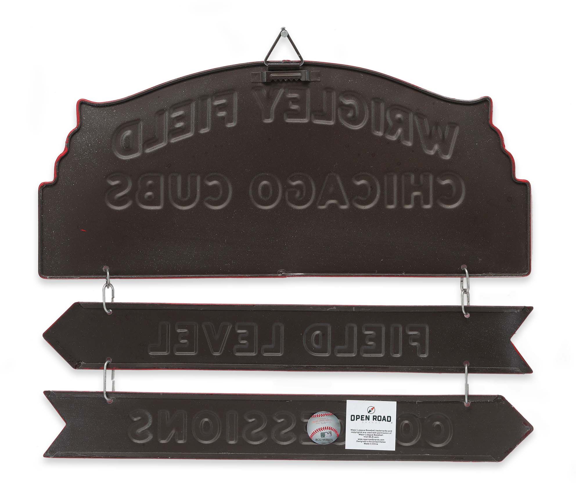 Open Road Chicago Cubs Field Metal Sign product image