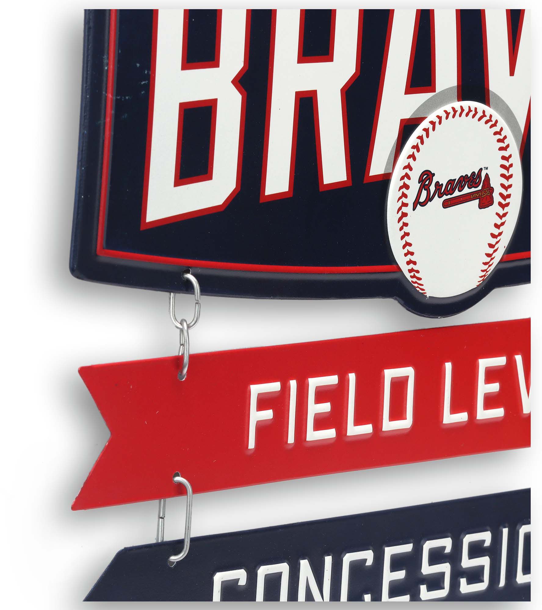 Open Road Atlanta Braves Field Metal Sign product image