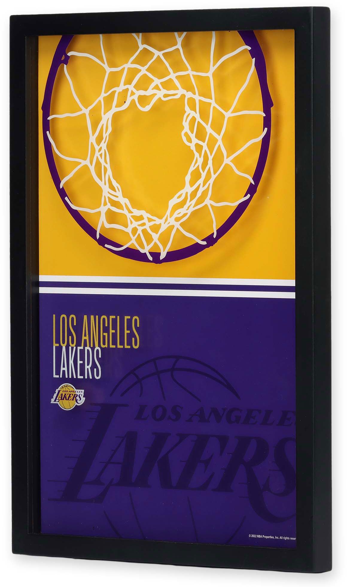 Open Road Los Angeles Lakers Printed Glass Sign