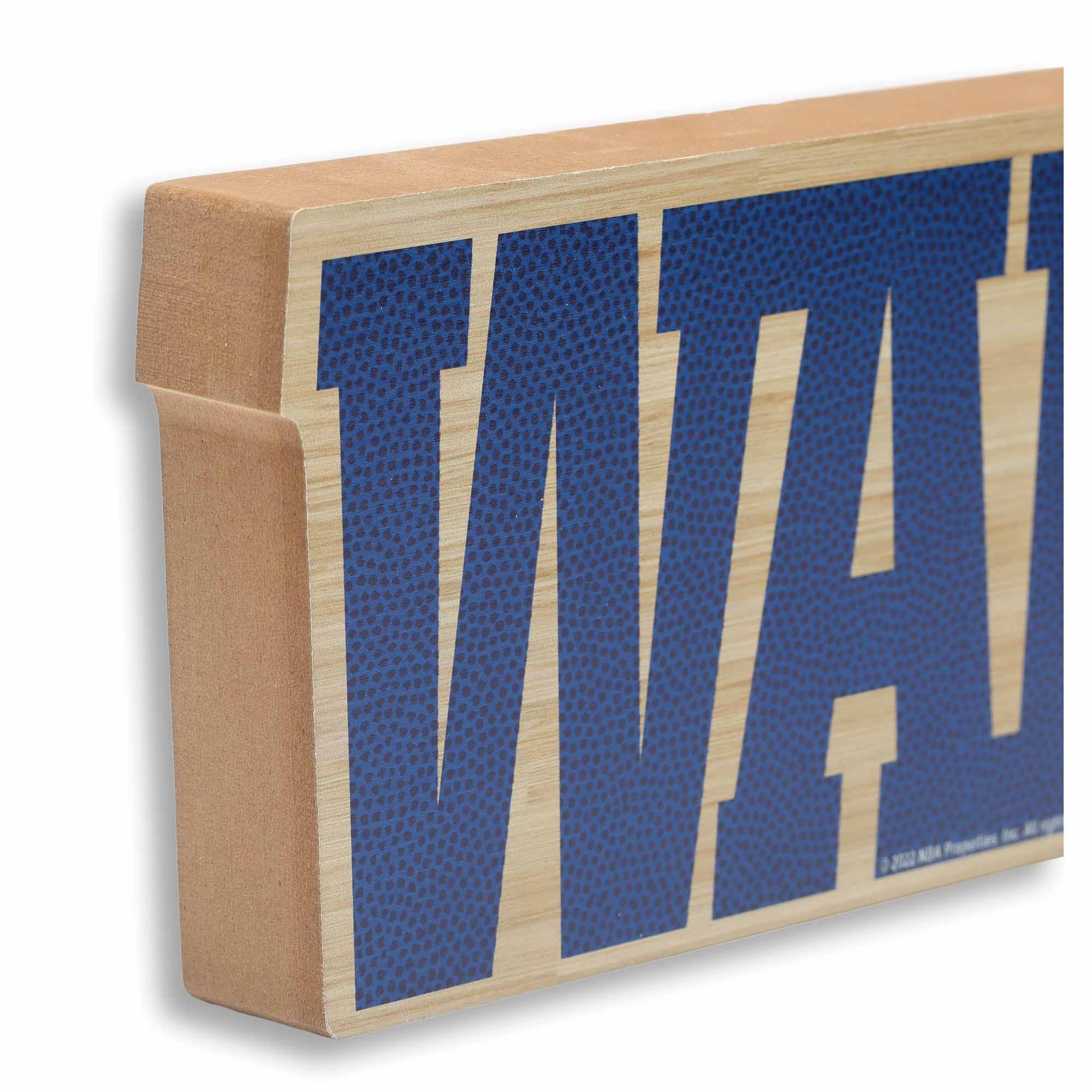 Open Road Golden State Warriors Laser Cut Block Sign product image