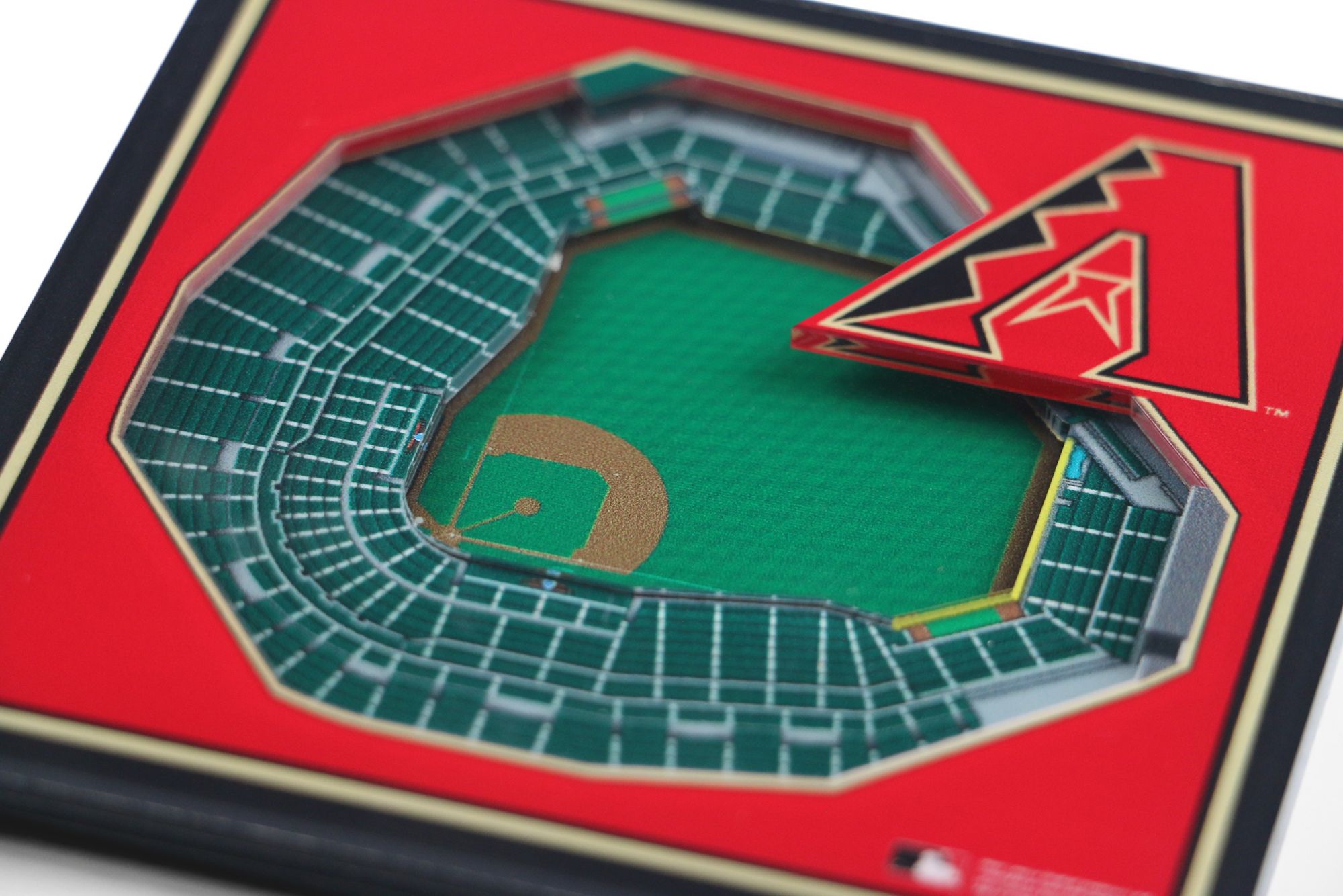You the Fan Arizona Diamondbacks Stadium View Coaster Set product image