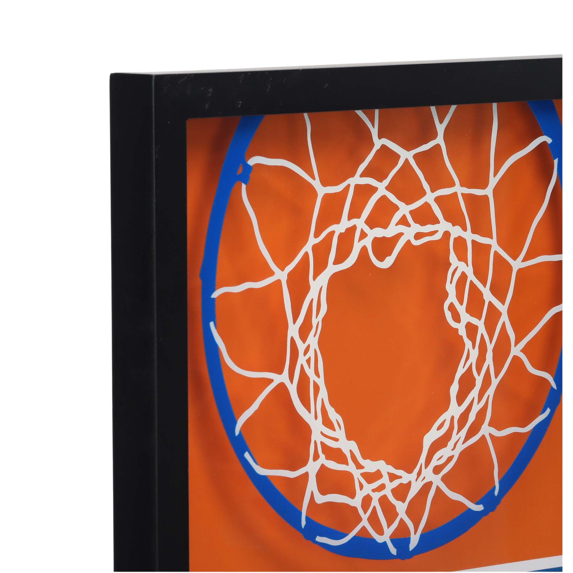 Open Road New York Knicks Basketball Hoop Block Printed Glass Wall Decor product image