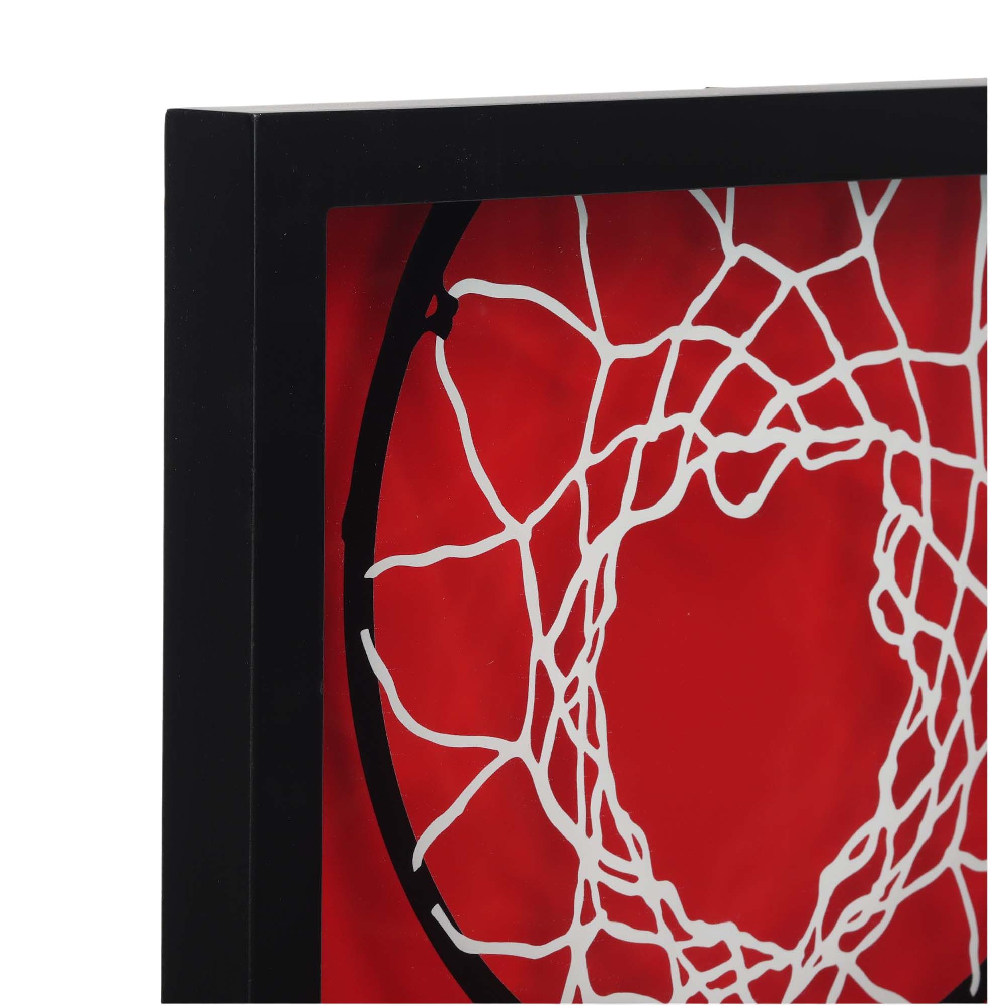 Open Road Atlanta Hawks Basketball Hoop Block Printed Glass Wall Decor product image