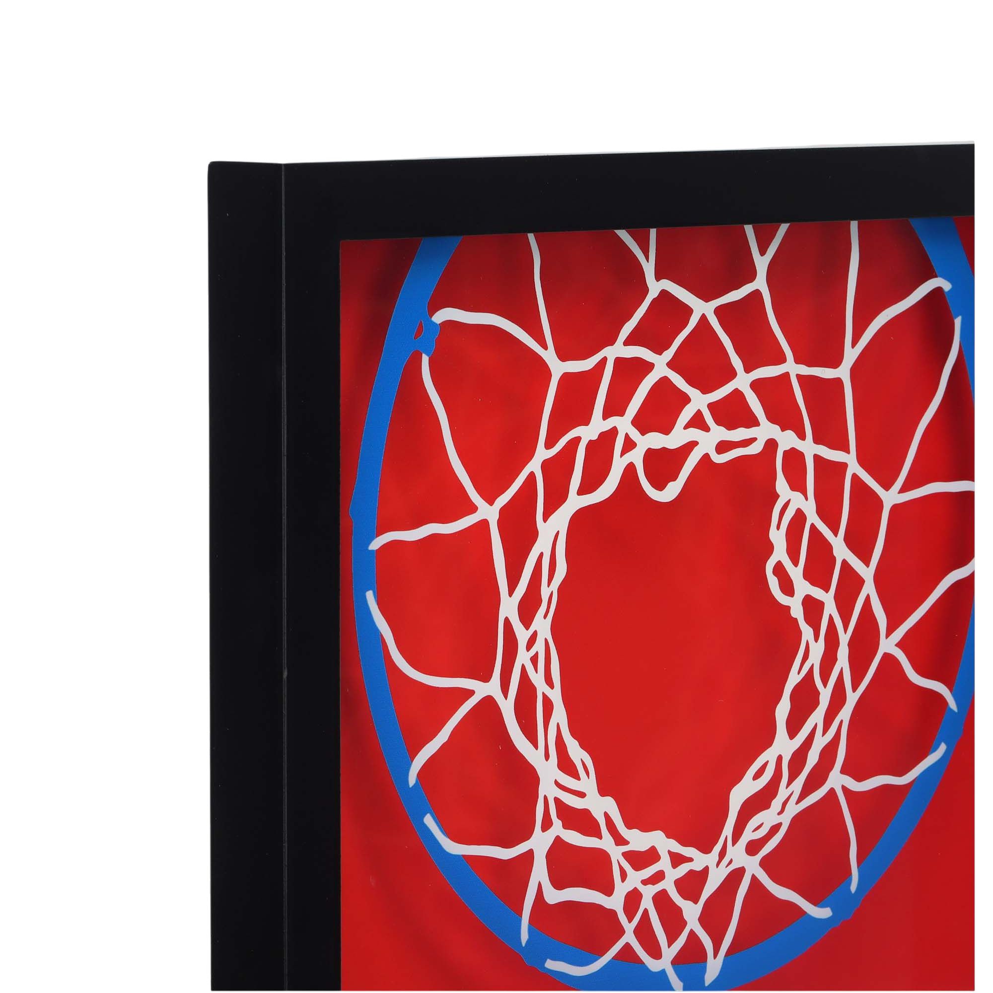 Open Road Oklahoma City Thunder Basketball Hoop Block Printed Glass Wall Decor product image