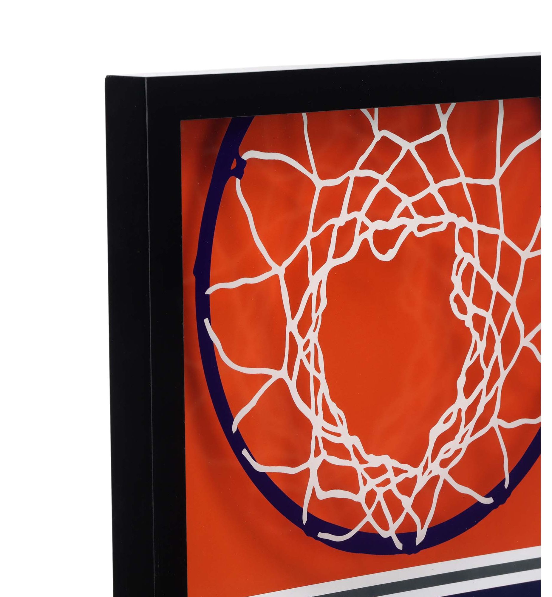 Open Road Phoenix Suns Basketball Hoop Block Printed Glass Wall Decor product image