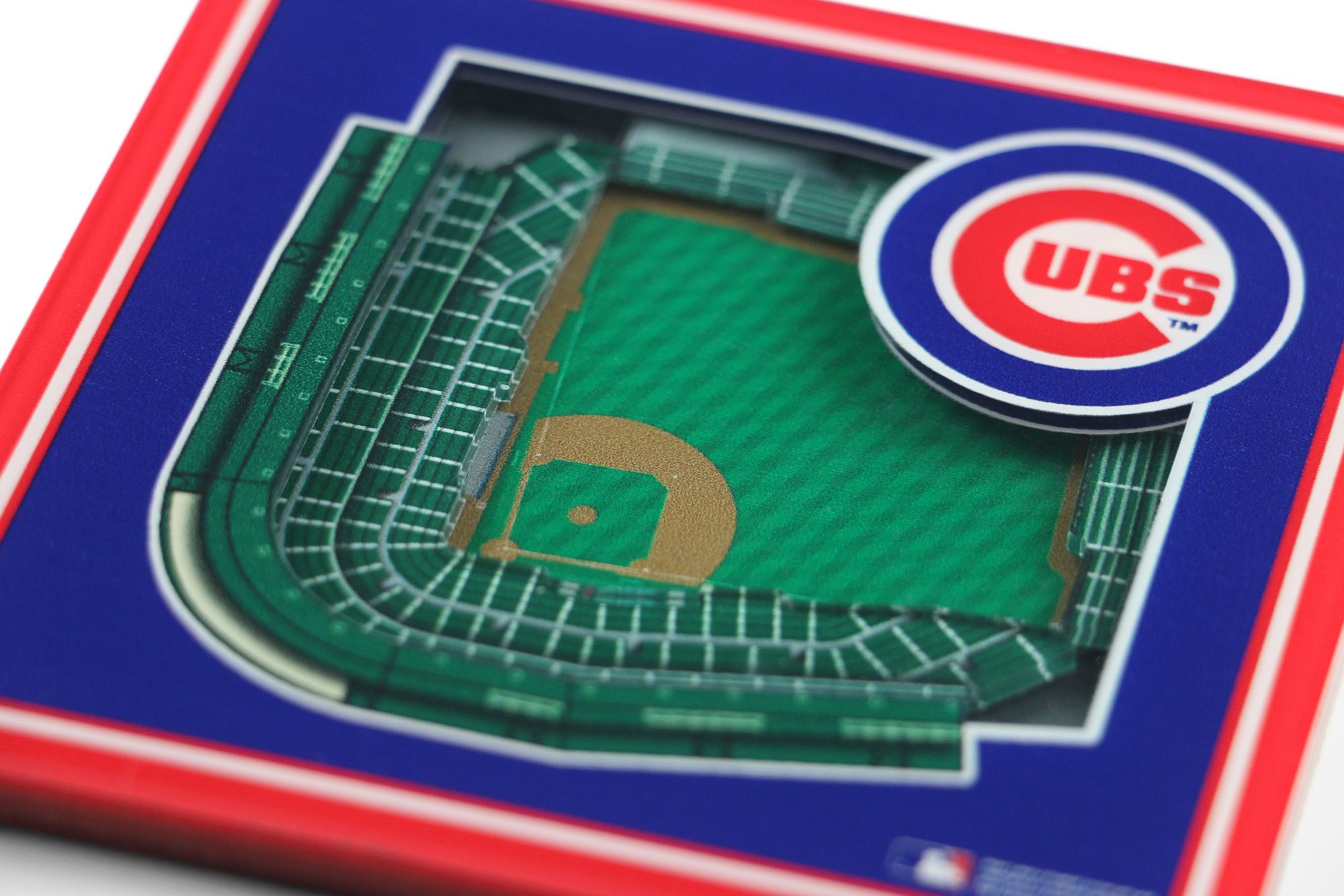 YouTheFan Chicago Cubs 3D Stadium Views Coaster Set product image