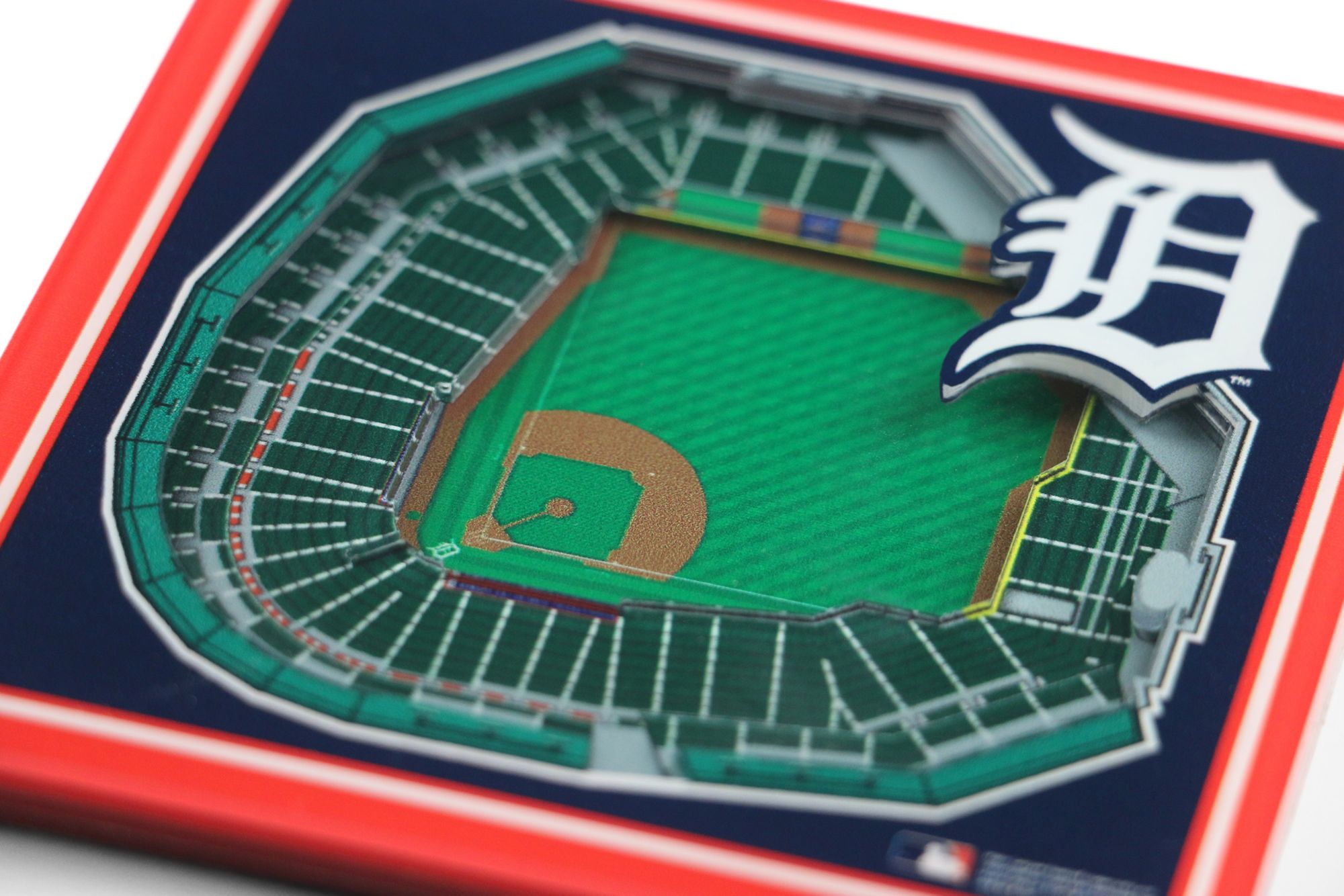 YouTheFan Detroit Tigers Stadium View Coaster Set product image