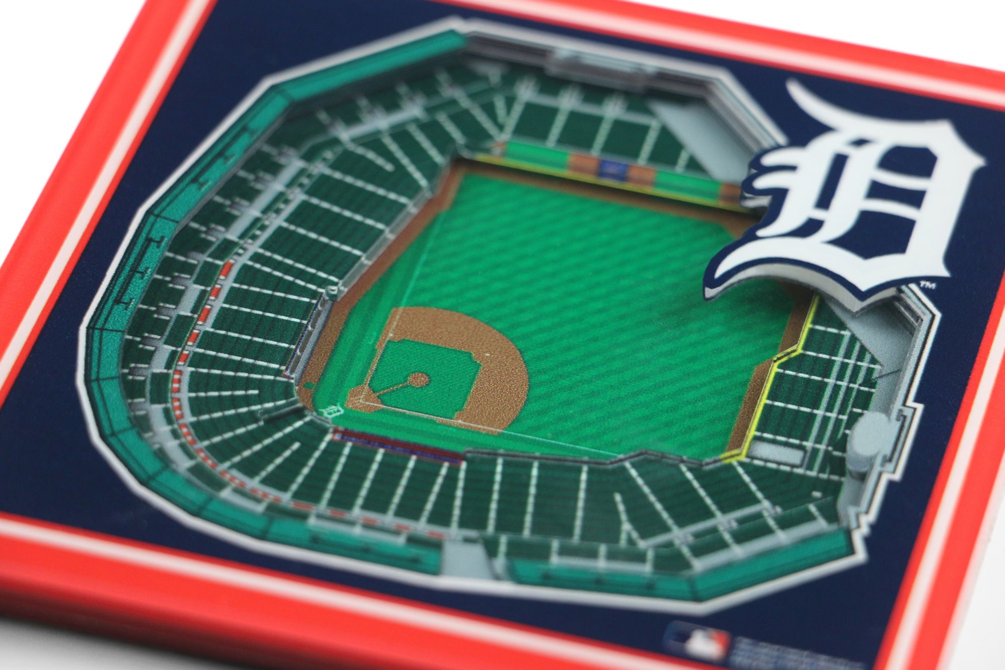 You the Fan Detroit Tigers Stadium View Coaster Set