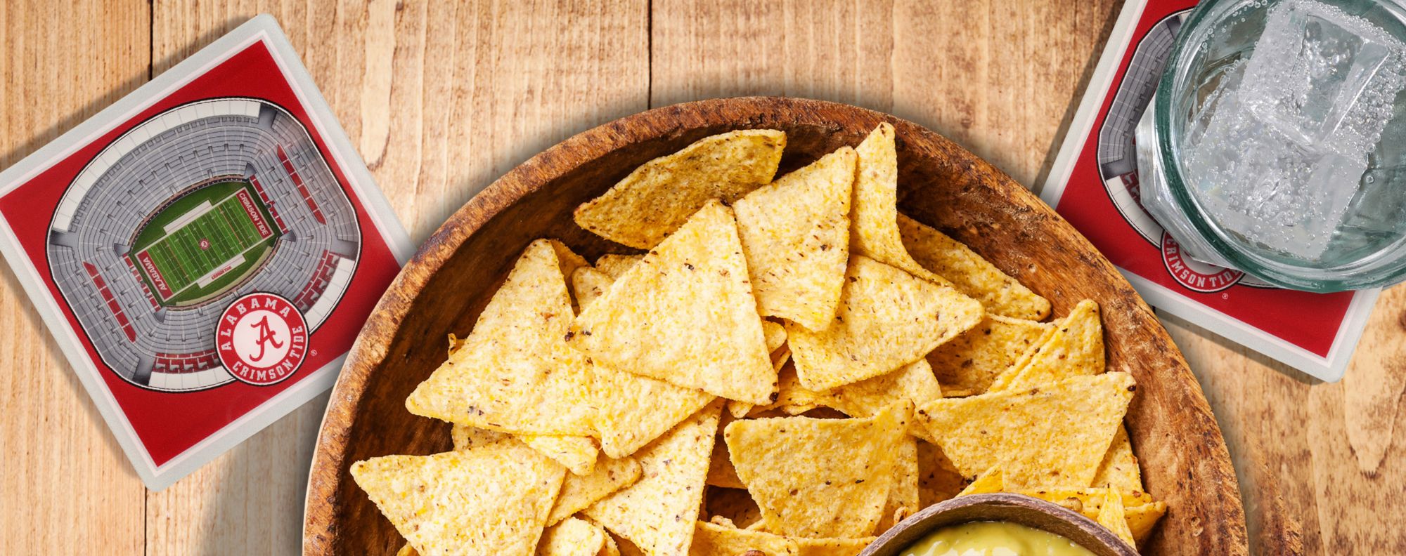 YouTheFan Alabama Crimson Tide 3D Stadium Views Coaster Set product image