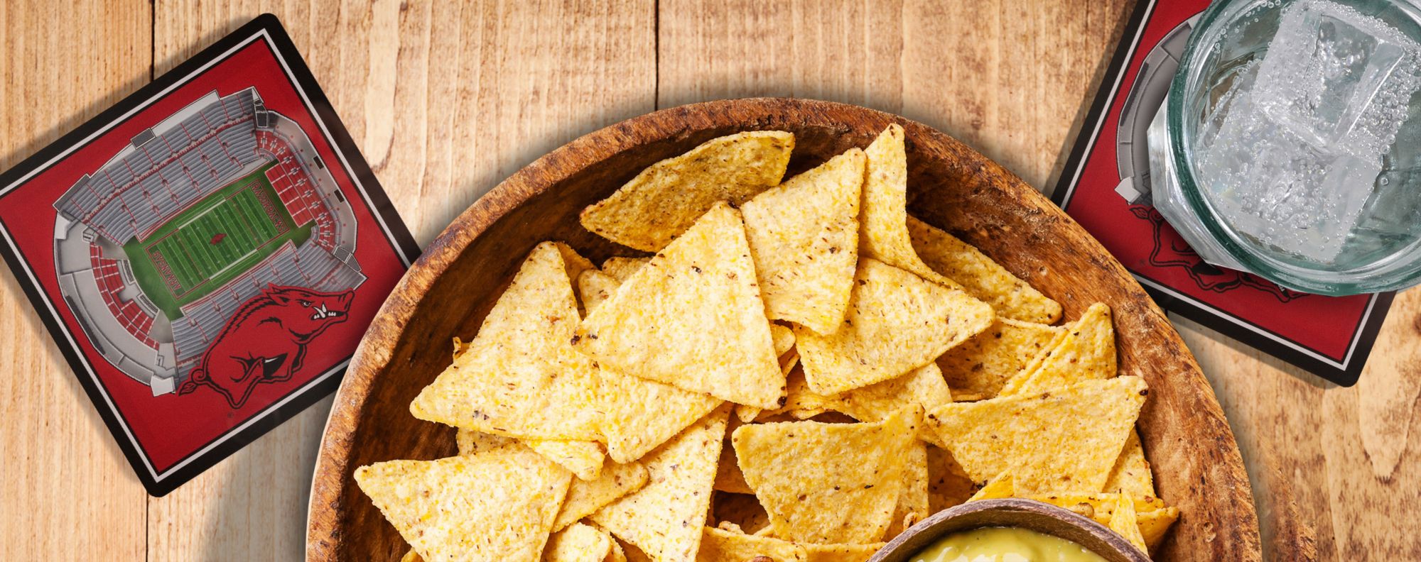 YouTheFan Arkansas Razorbacks 3D Stadium Views Coaster Set product image