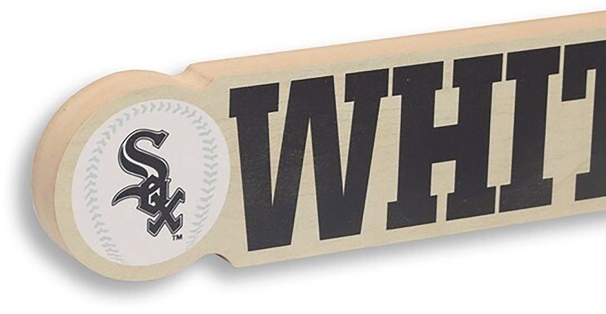 Open Road Chicago White Sox Logo Wood Block Sign product image