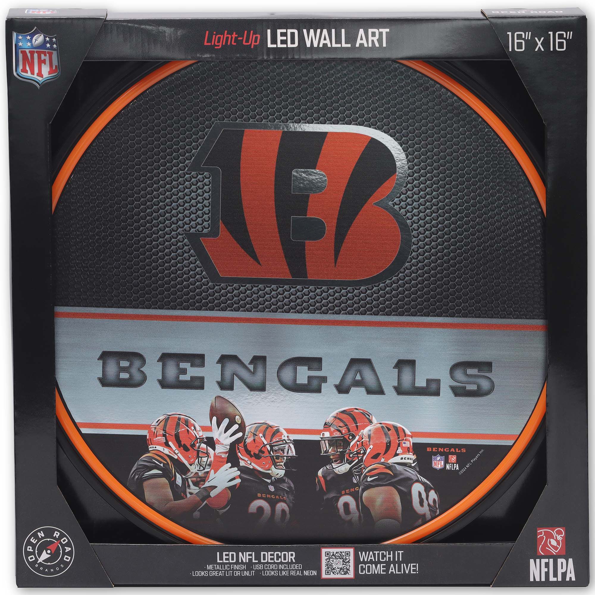 Open Road Cincinnati Bengals LED Sign product image