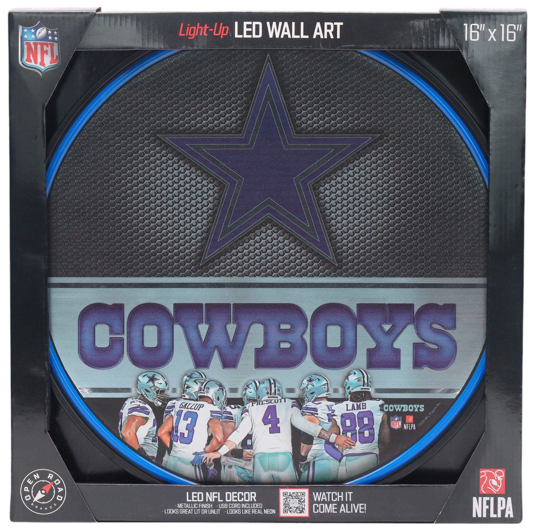 Open Road Dallas Cowboys LED Sign product image