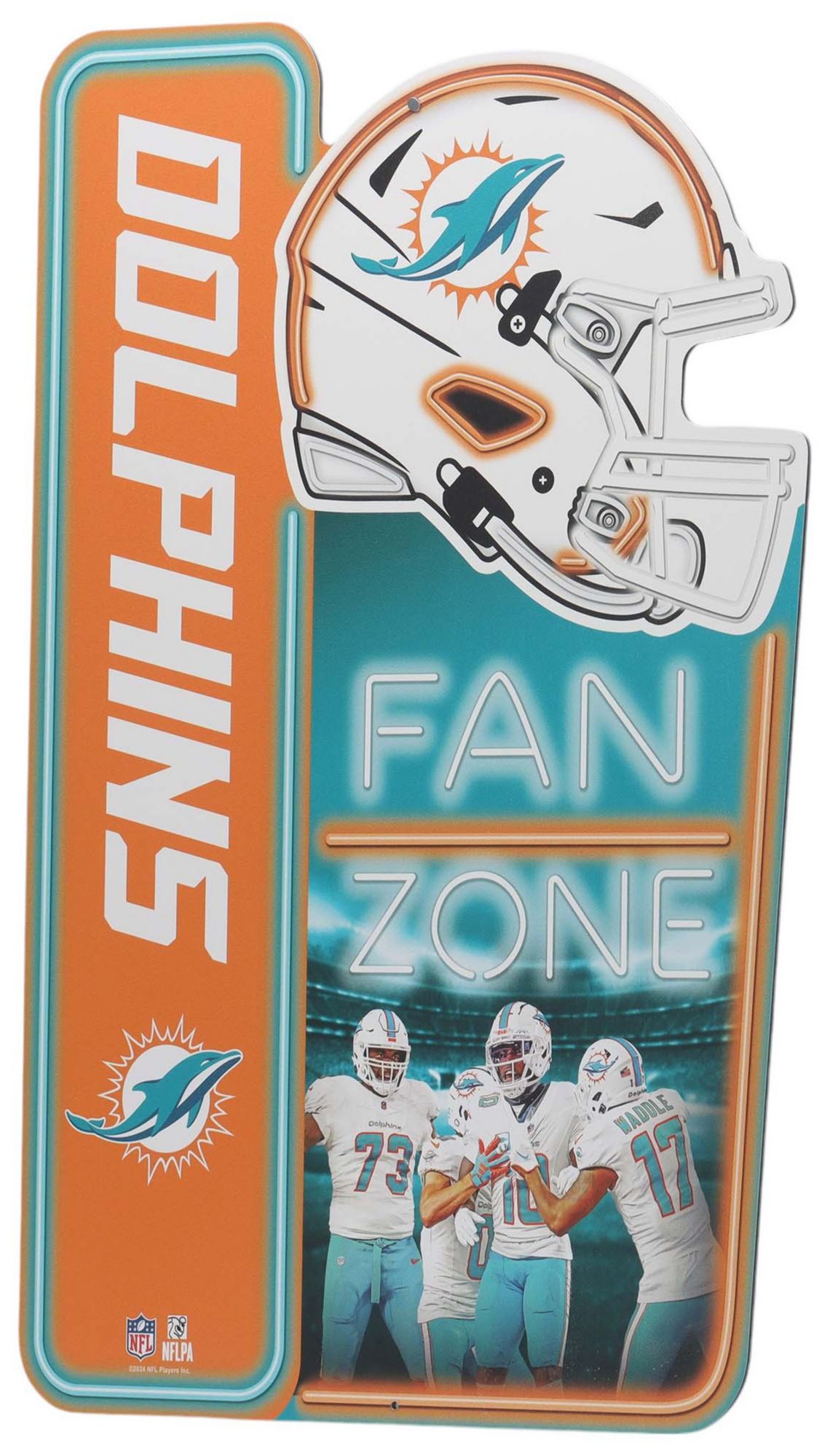 Open Road Miami Dolphins Fan Zone Sign product image
