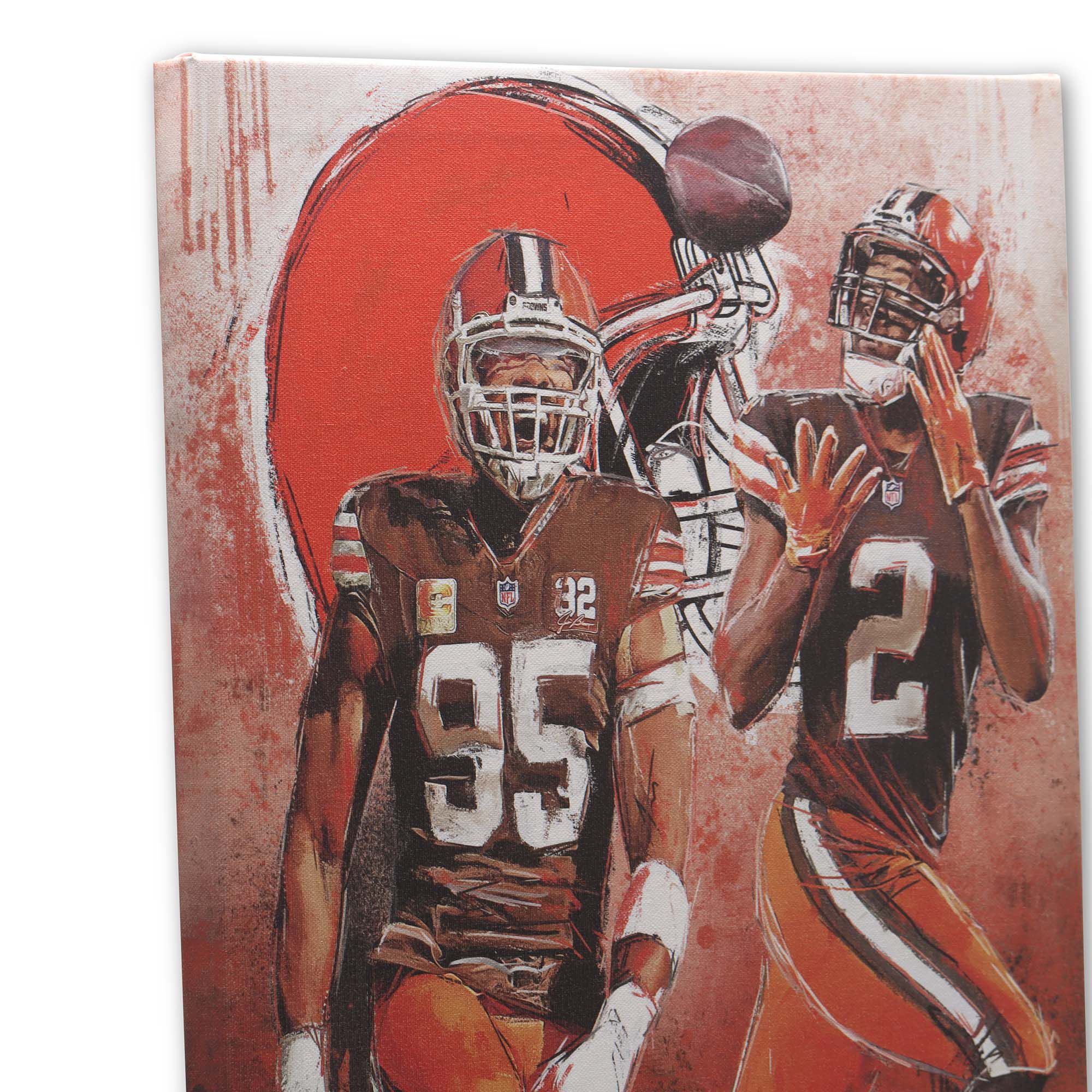 Open Road Cleveland Browns Myles Garrett Player Canvas product image