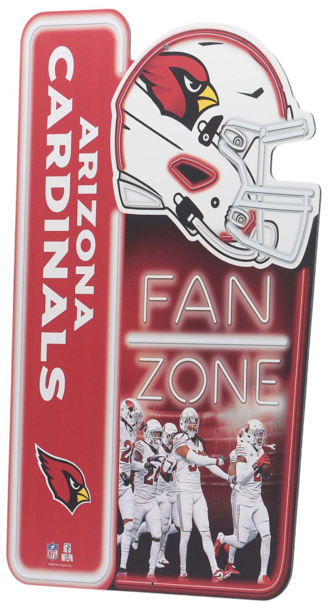 Open Road Brands Arizona Cardinals Fan Zone Metal Sign product image