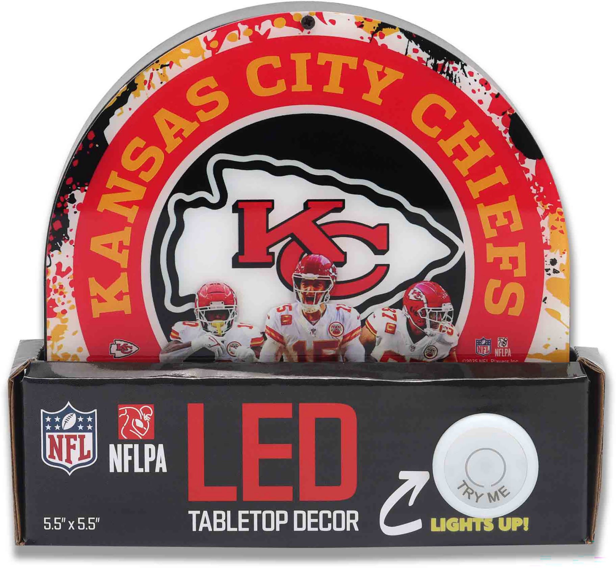 Open Road Kansas City Chiefs Trio LED Sign product image