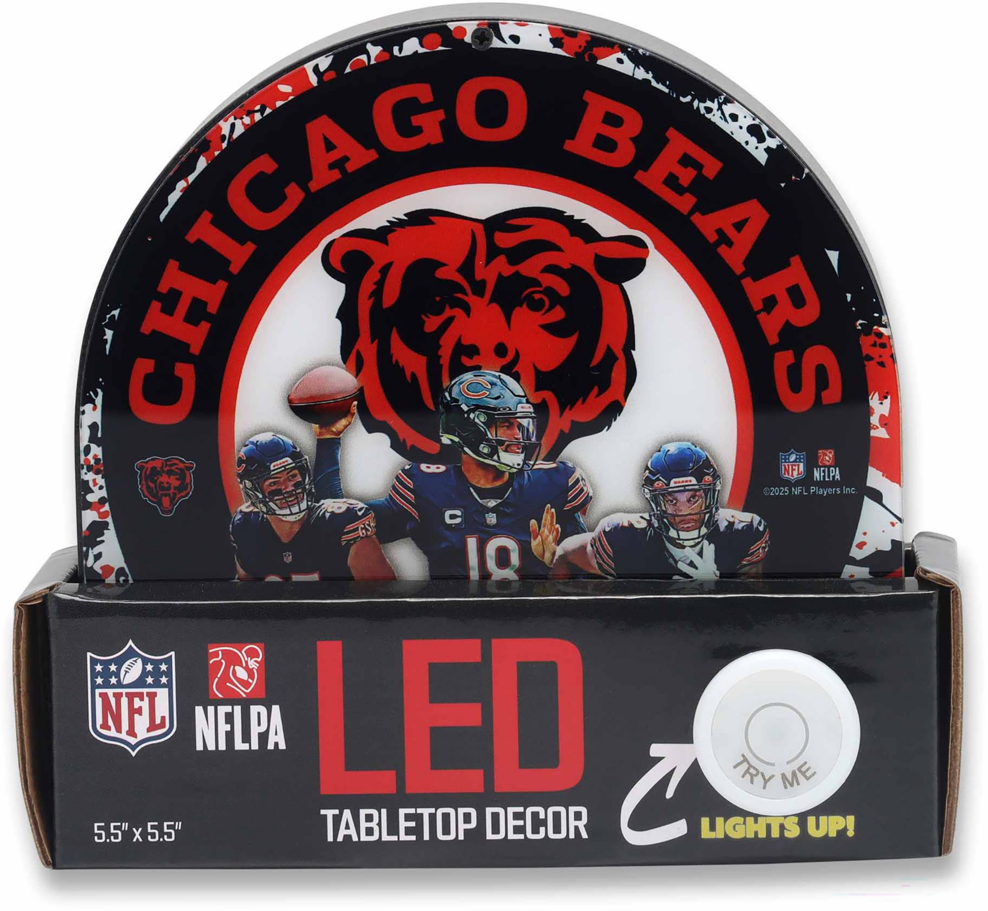 Open Road Chicago Bears Trio LED Sign product image