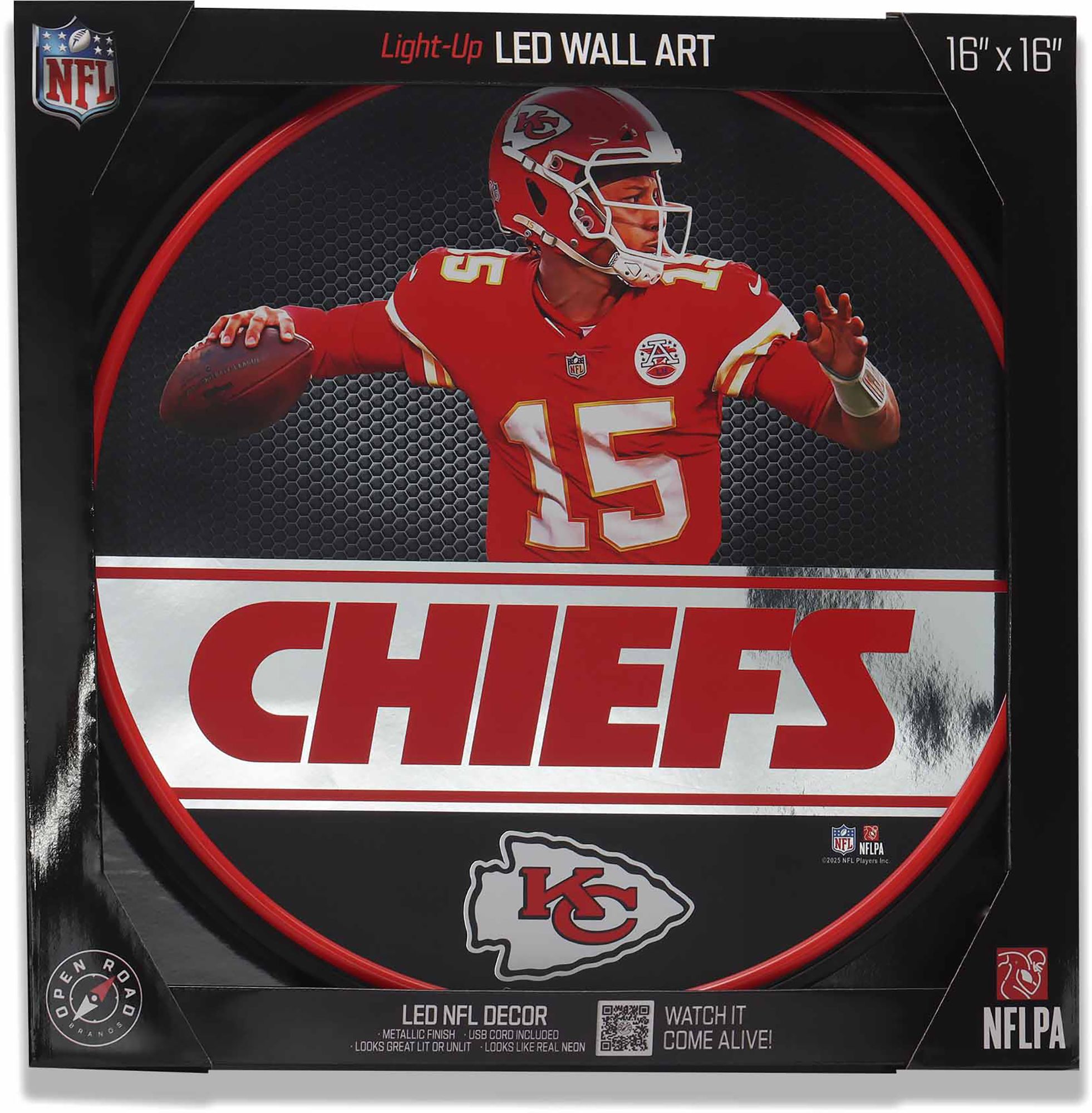 Open Road Kansas City Chiefs Patrick Mahomes LED Sign product image