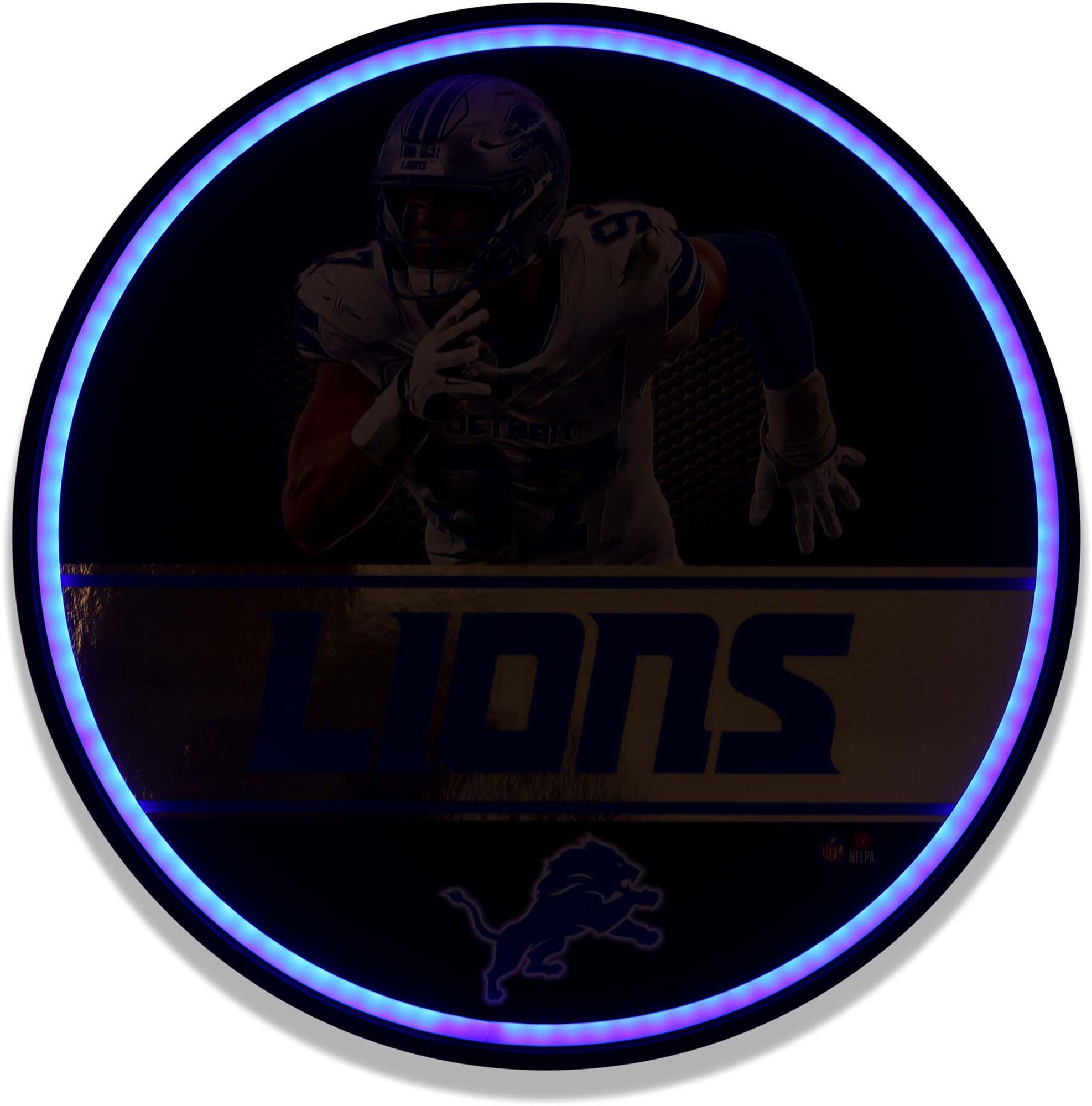 Open Road Detroit Lions Aidan Hutchinson LED Sign product image