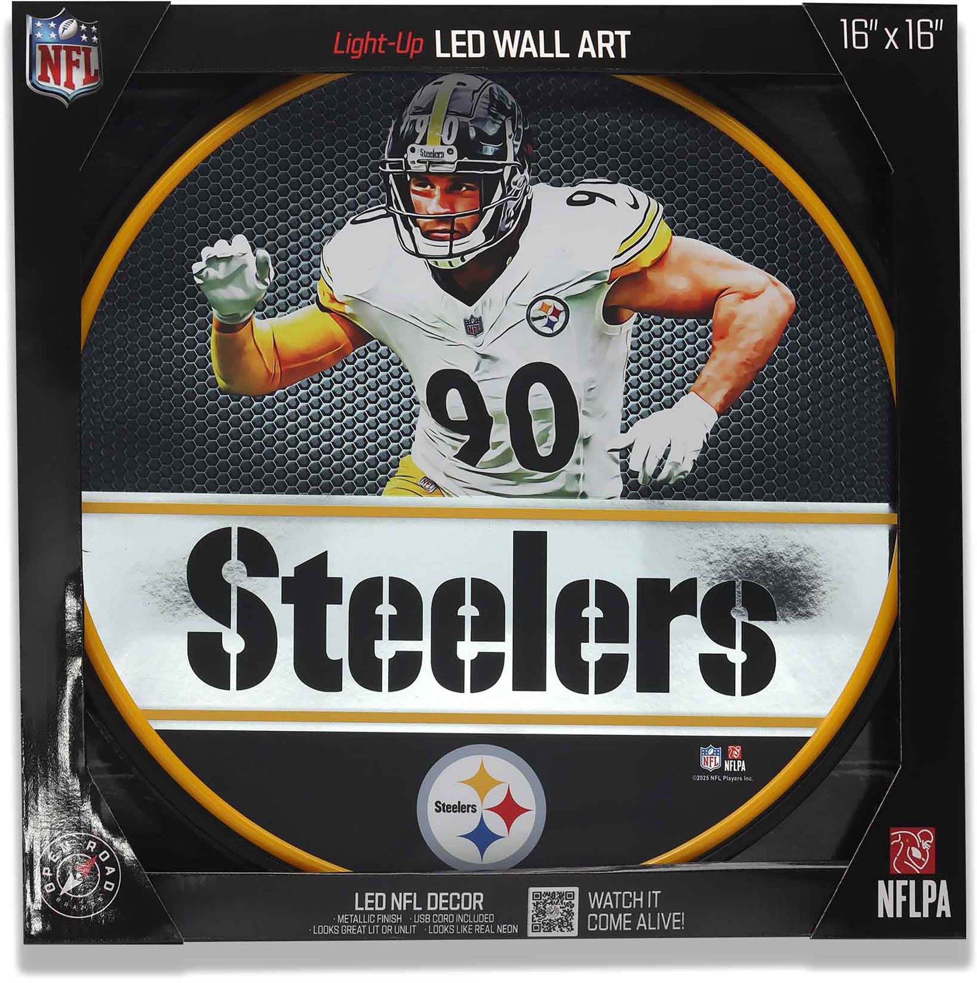 Open Road Pittsburgh Steelers T. J. Watt LED Sign product image