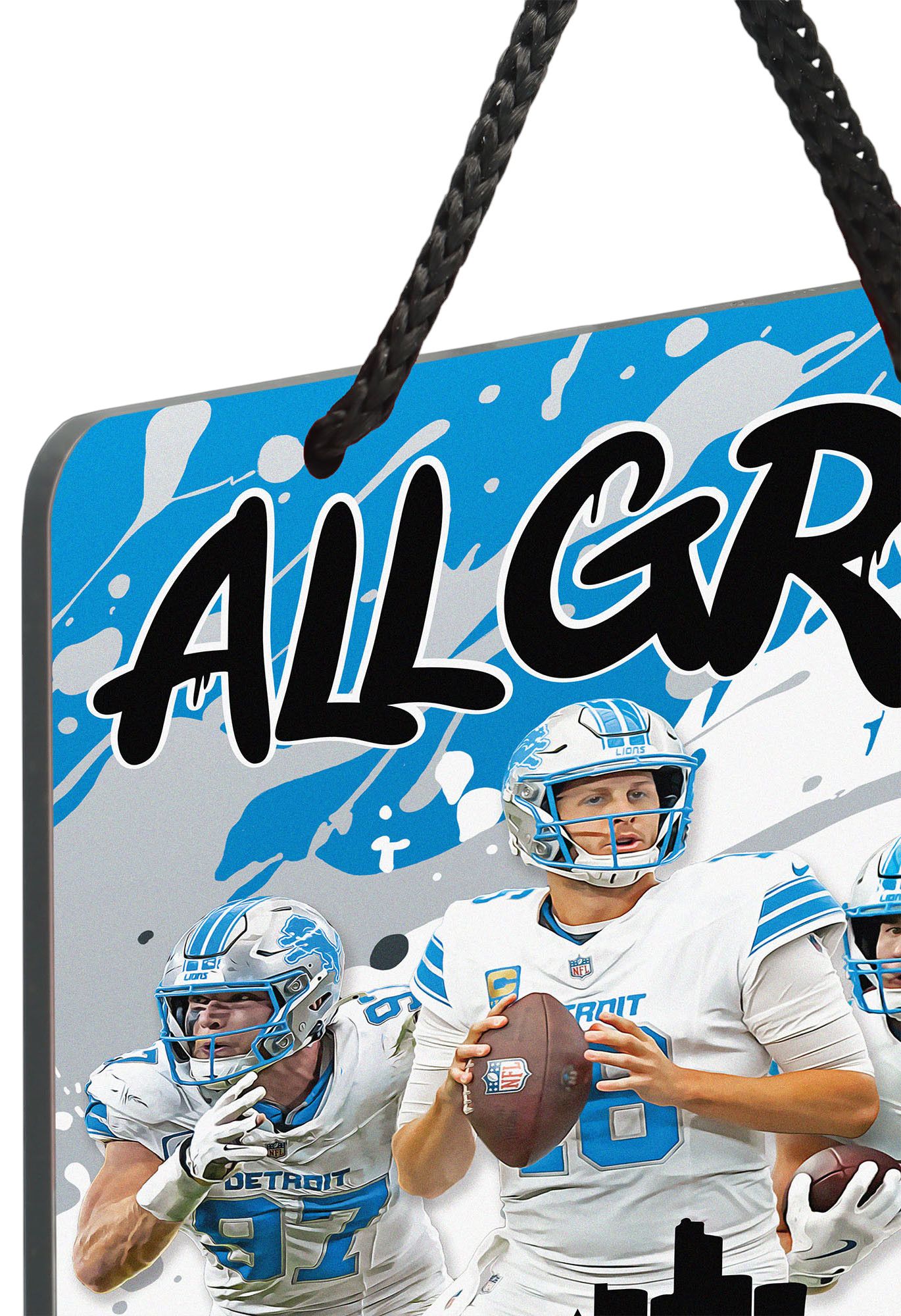 Open Road Detroit Lions Metal Sign product image