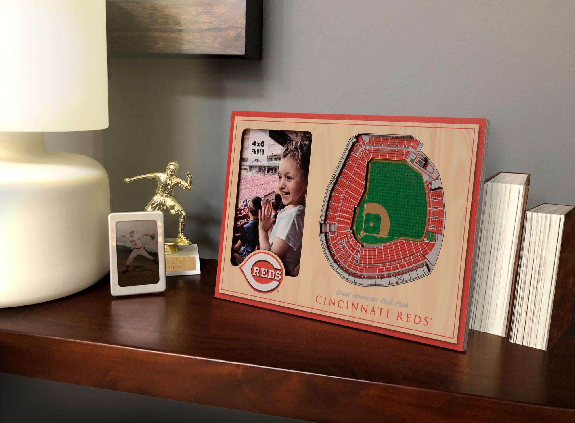 YouTheFan Cincinnati Reds 3D Picture Frame product image