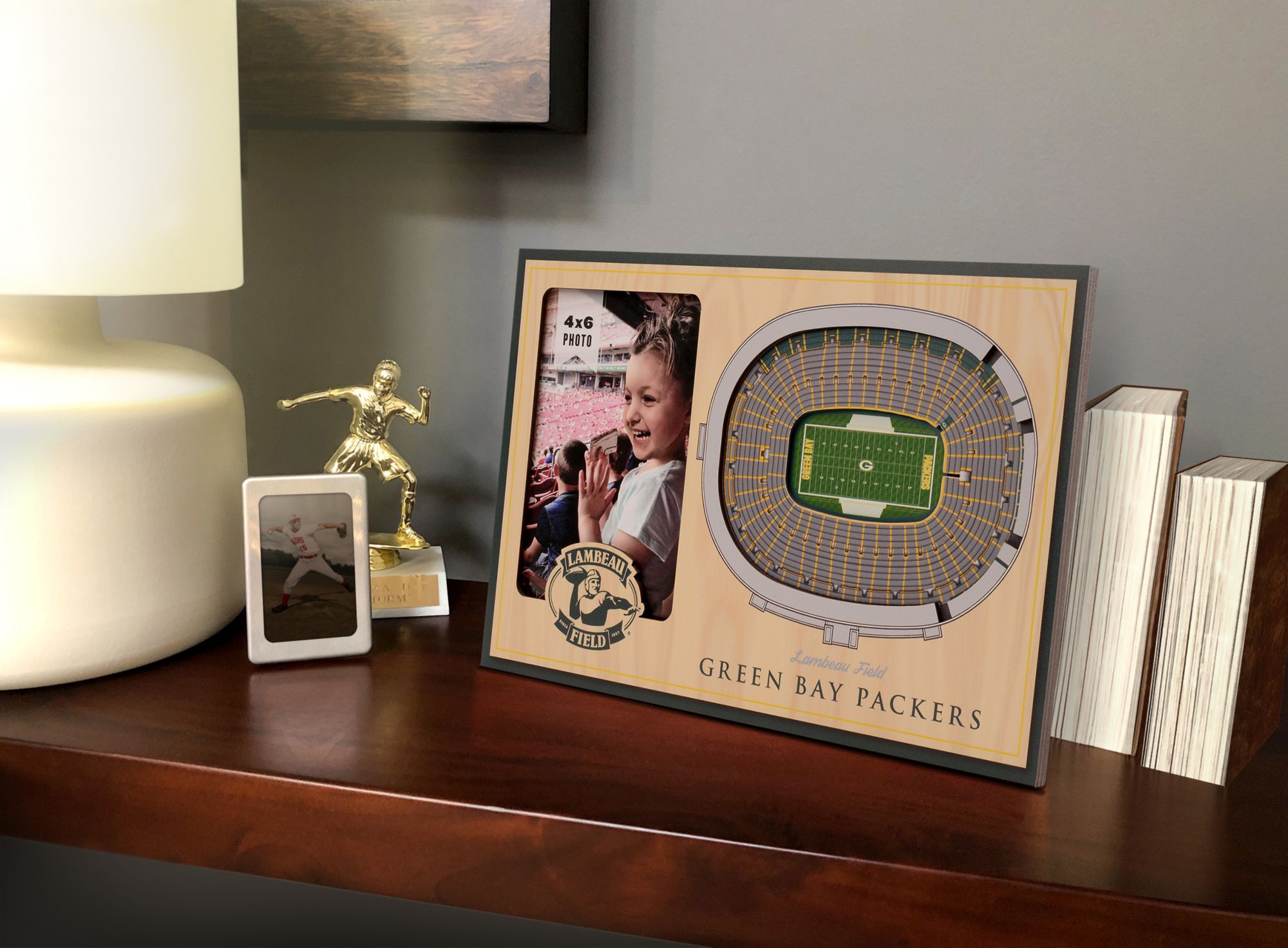 YouTheFan Green Bay Packers 3D Picture Frame product image