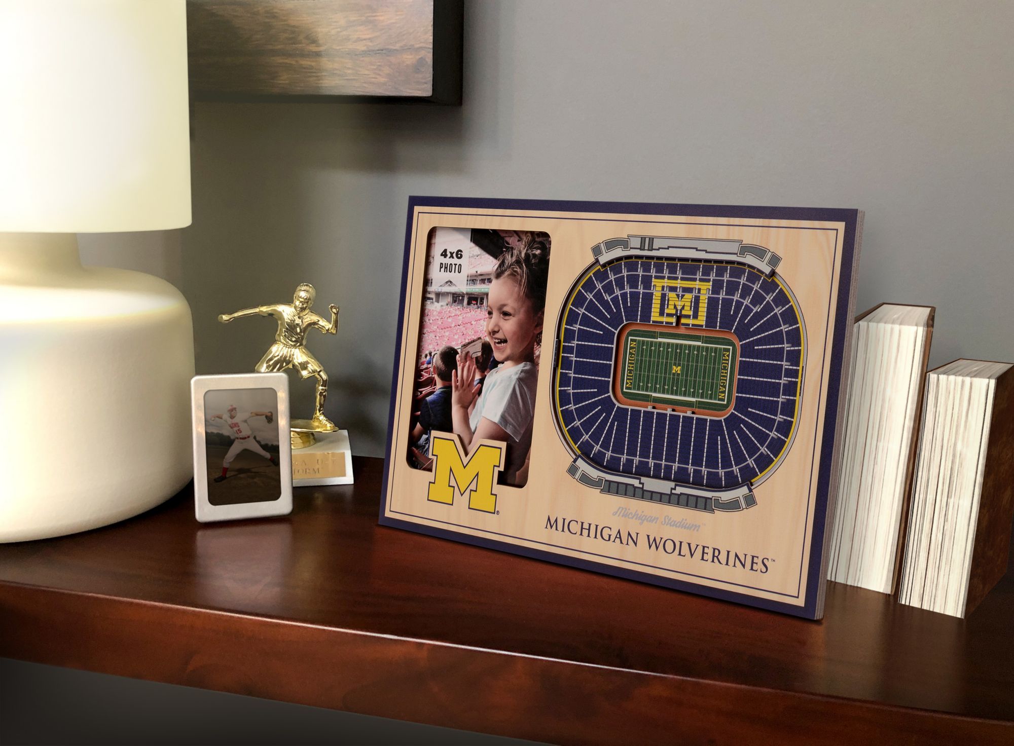 You the Fan Michigan Wolverines 3D Picture Frame