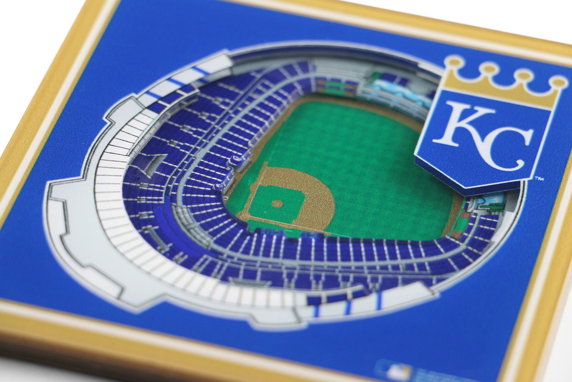 YouTheFan Kansas City Royals Stadium View Coaster Set product image