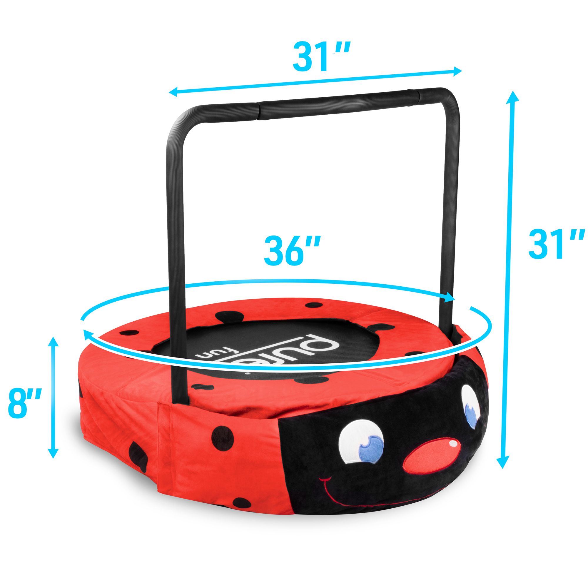 Pure Fun Lady Bug Plush Jumper Trampoline product image