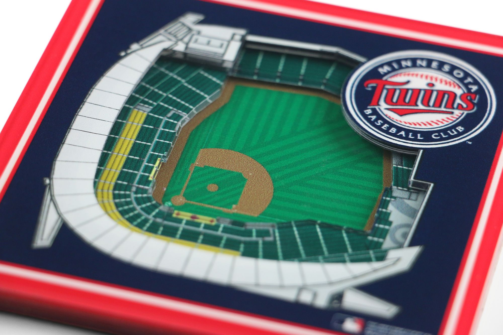 You the Fan Minnesota Twins Stadium View Coaster Set