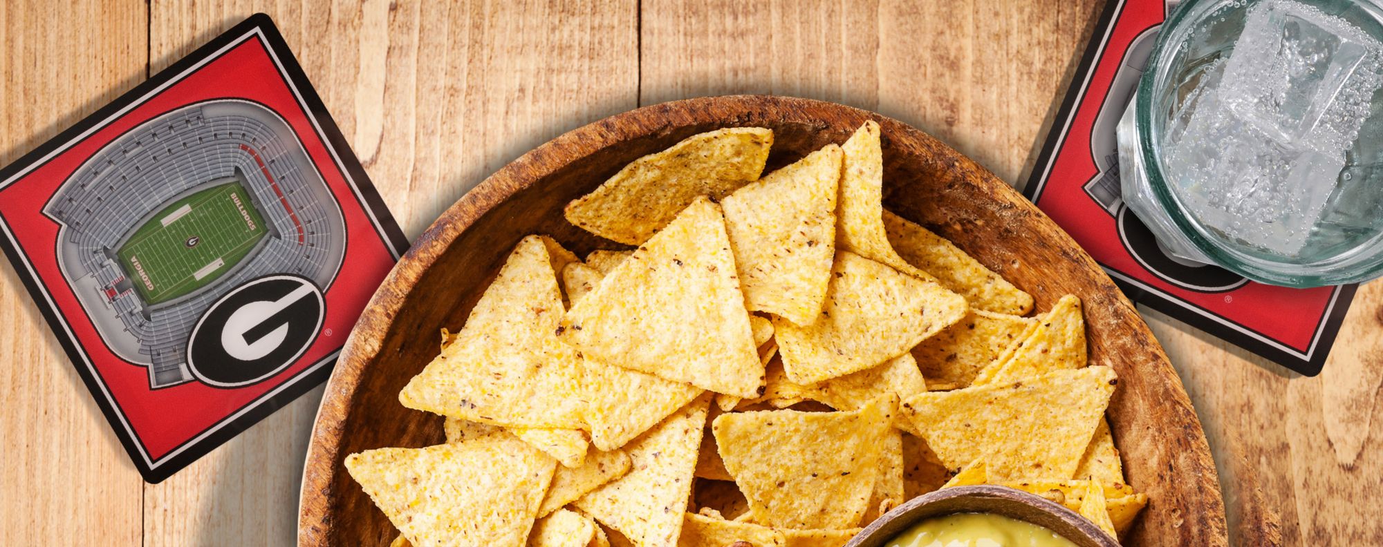 YouTheFan Georgia Bulldogs 3D Stadium Views Coaster Set product image