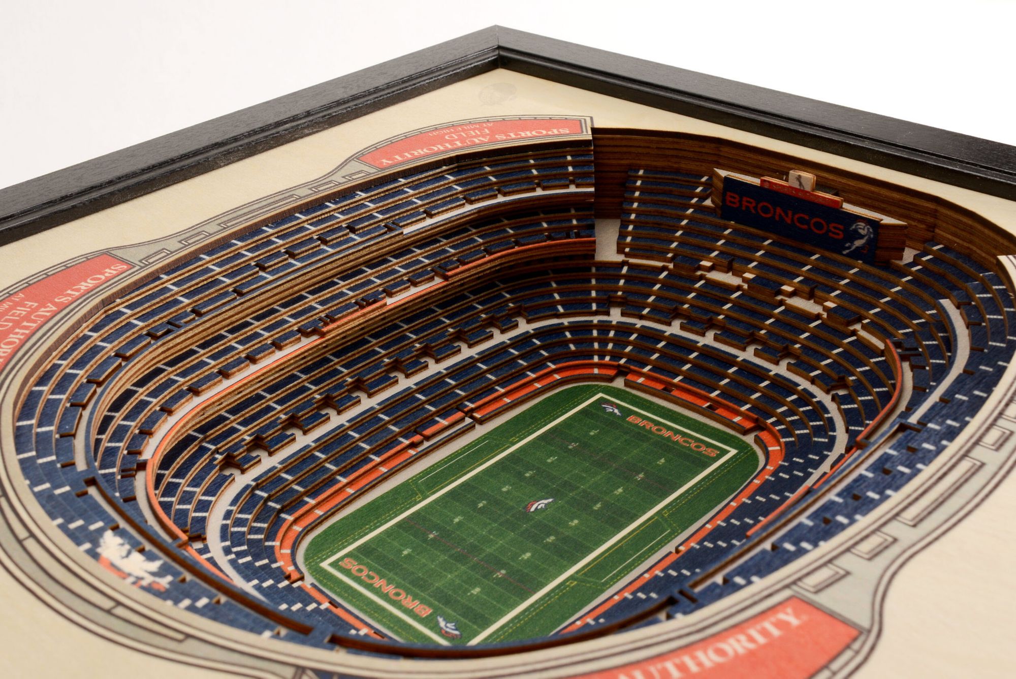 You the Fan Denver Broncos 25-Layer StadiumViews 3D Wall Art product image