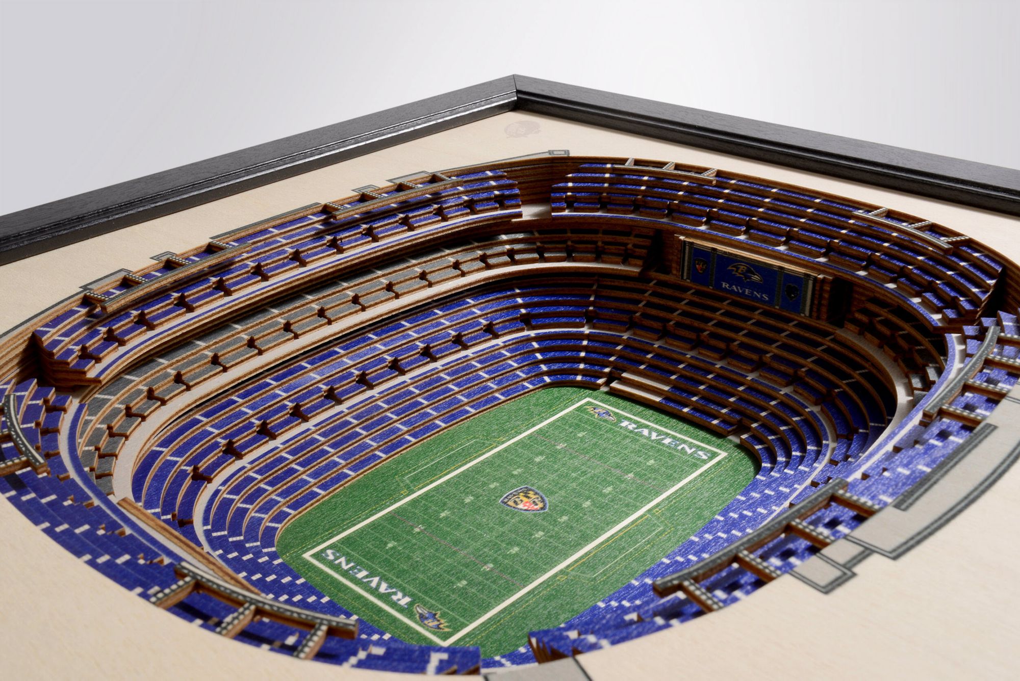YouTheFan Baltimore Ravens 25-Layer StadiumViews 3D Wall Art product image