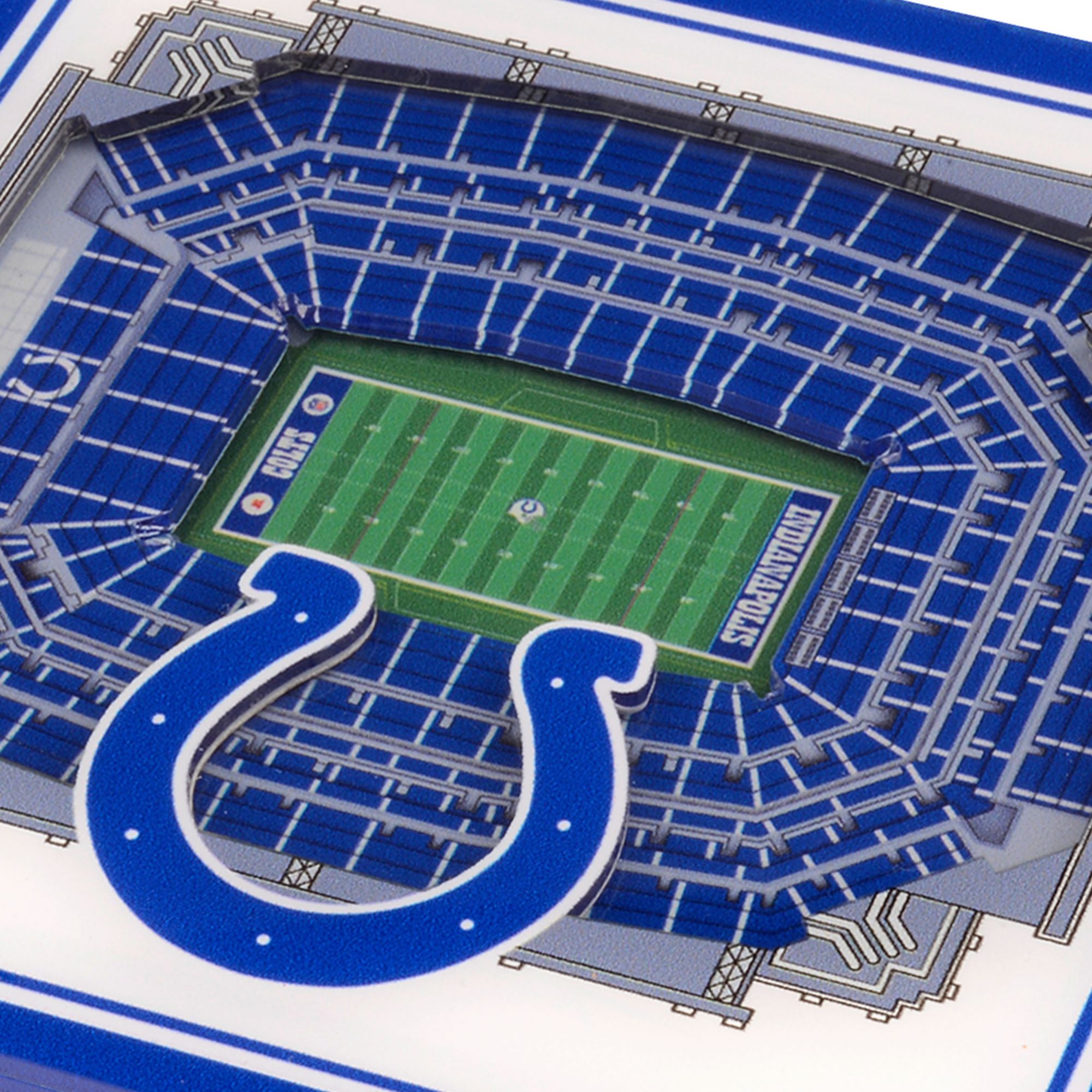YouTheFan Indianapolis Colts Stadium View Coaster Set product image