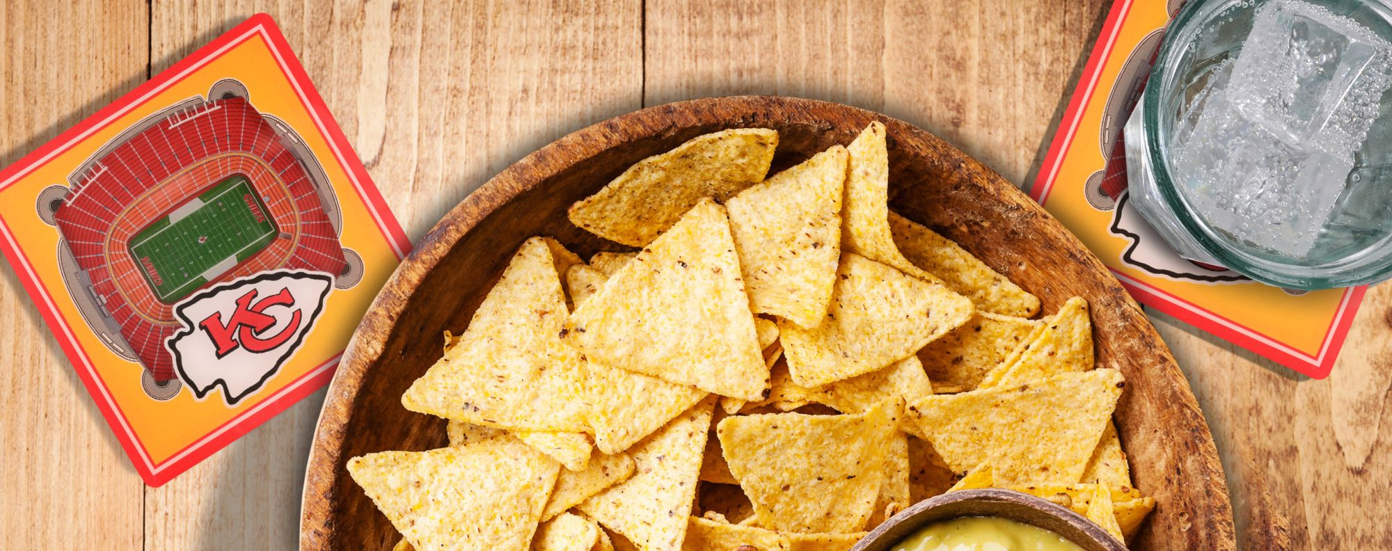 YouTheFan Kansas City Chiefs 3D Stadium Views Coaster Set product image