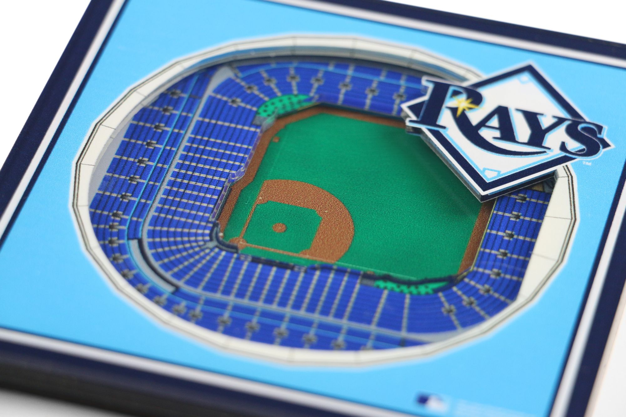YouTheFan Tampa Bay Rays Stadium View Coaster Set product image