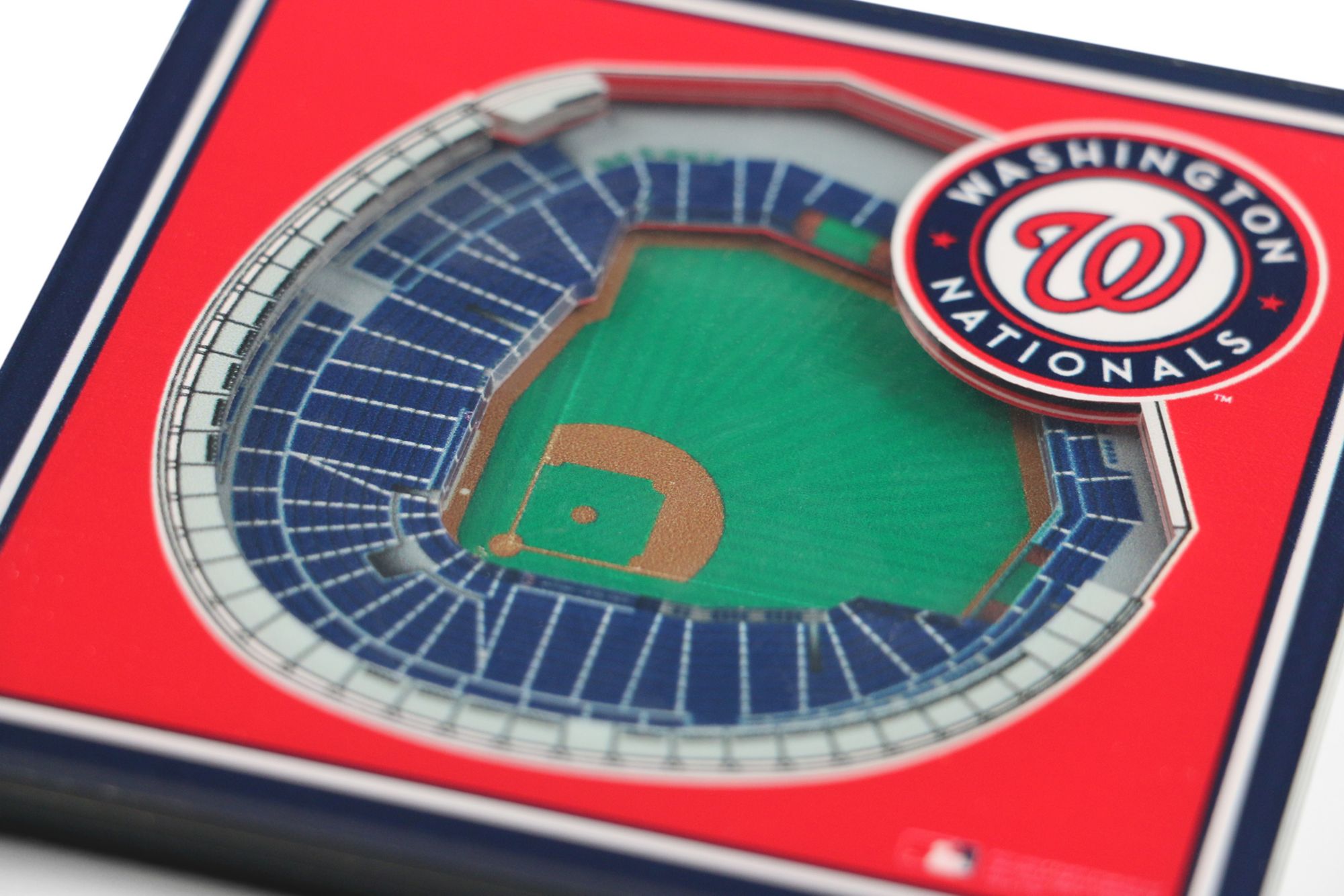YouTheFan Washington Nationals Stadium View Coaster Set product image