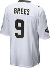 Nike Men's New Orleans Saints Drew Brees #9 White Game Jersey product image