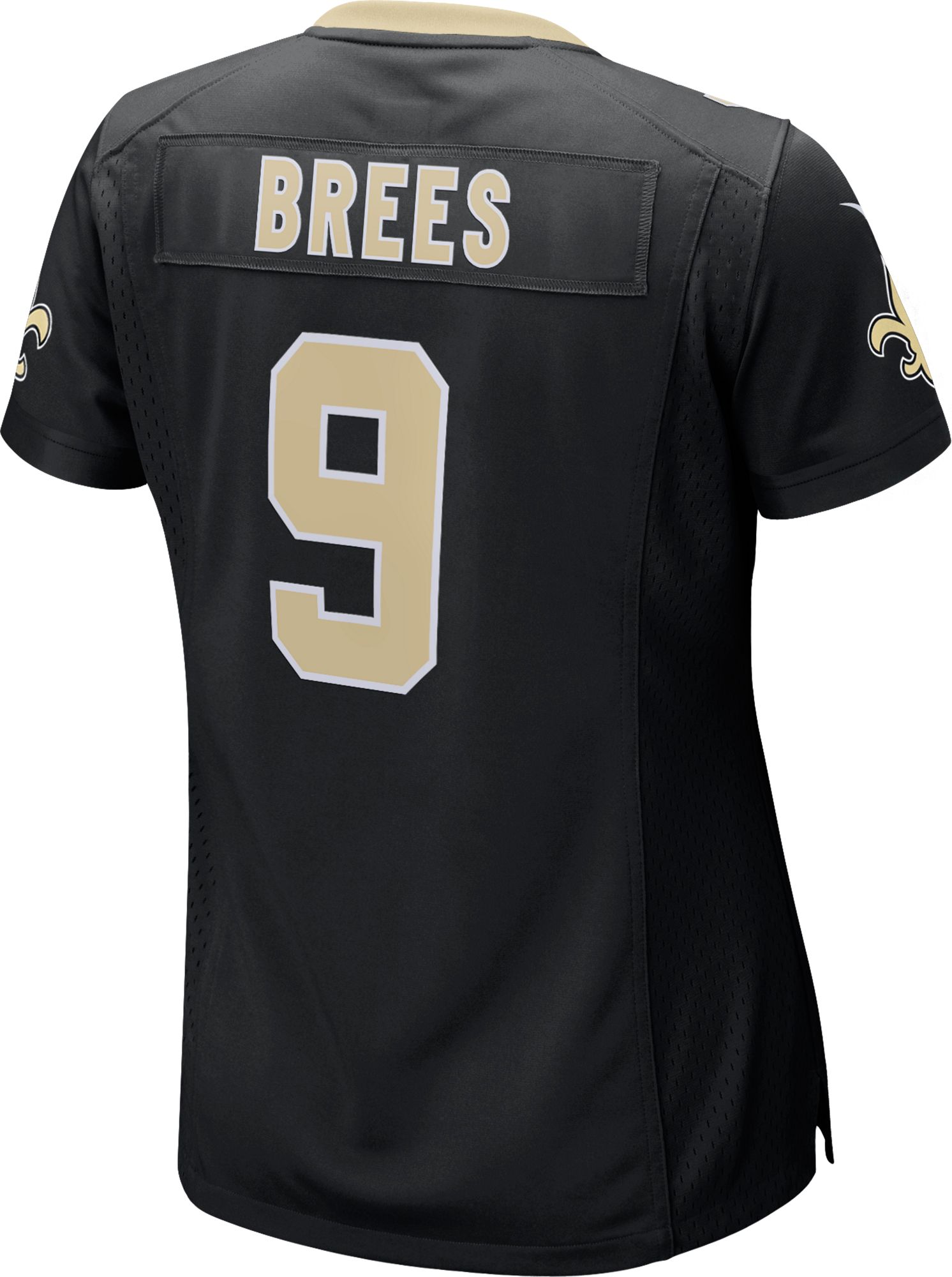 Nike Women's New Orleans Saints Drew Brees #9 Black Game Jersey product image