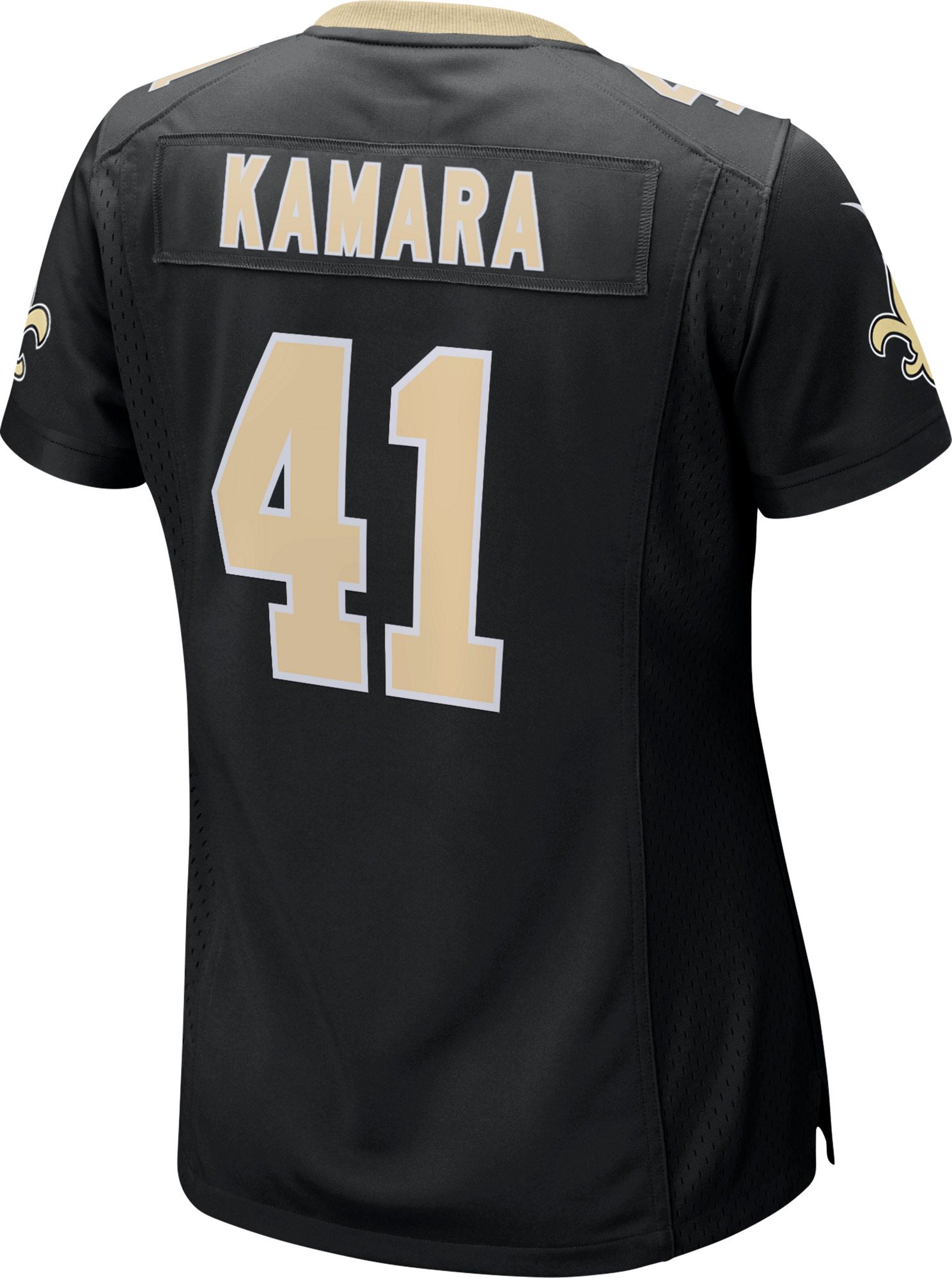 Nike Women's New Orleans Saints Alvin Kamara #41 Black Game Jersey product image