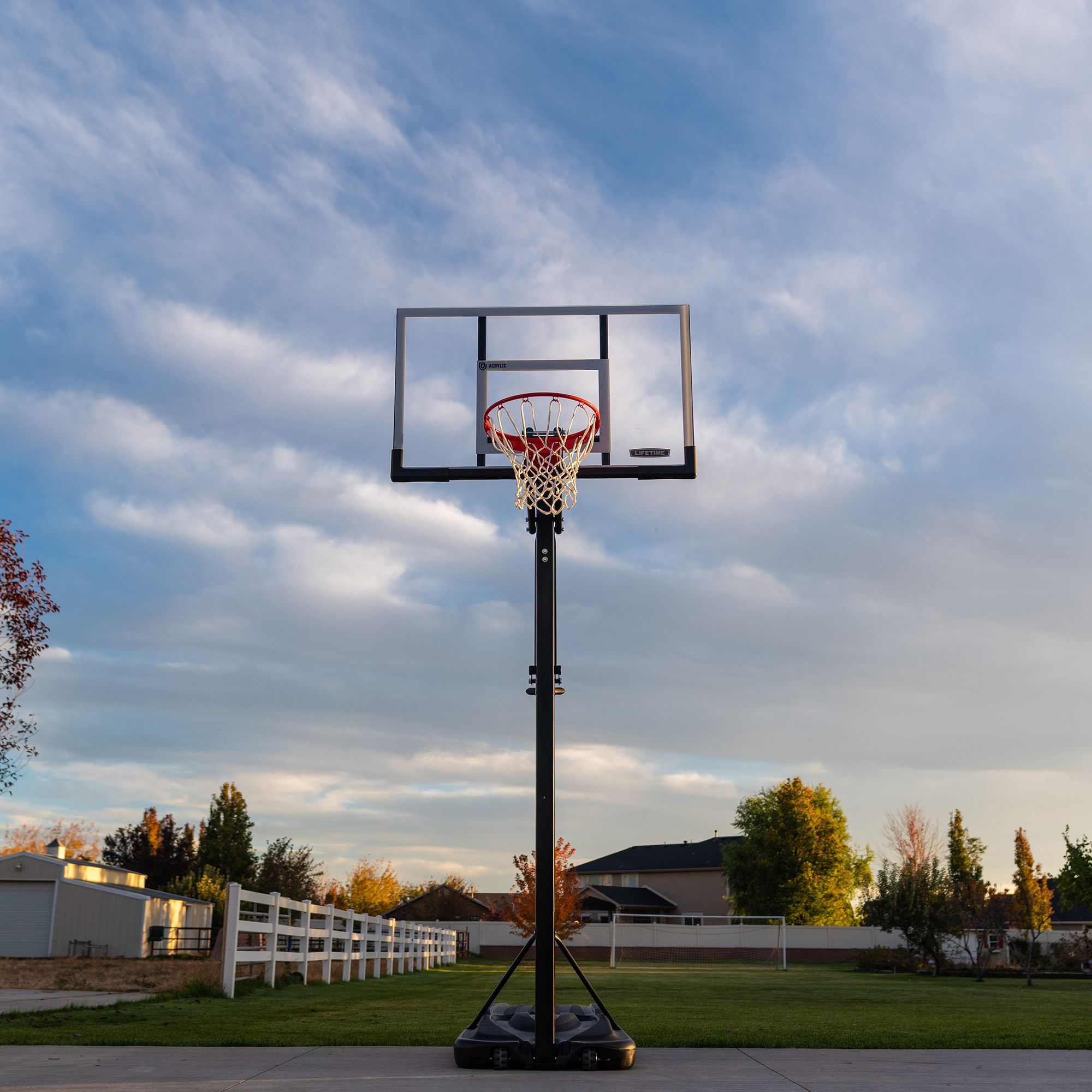 Lifetime 54” Portable Steel Framed Acrylic Basketball Hoop product image