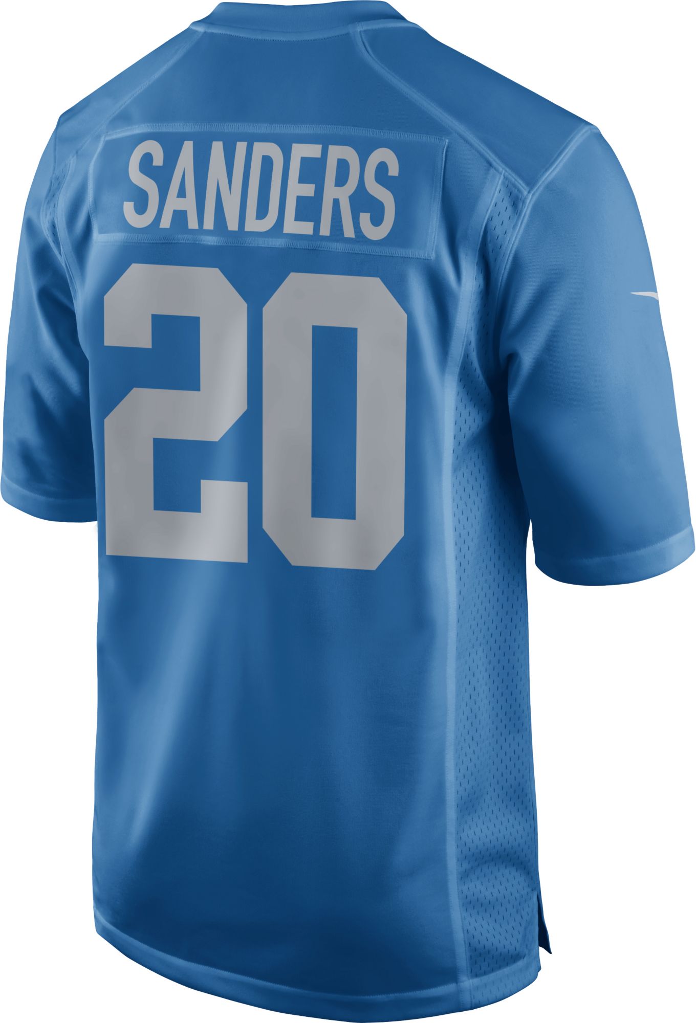 barry sanders stitched jersey
