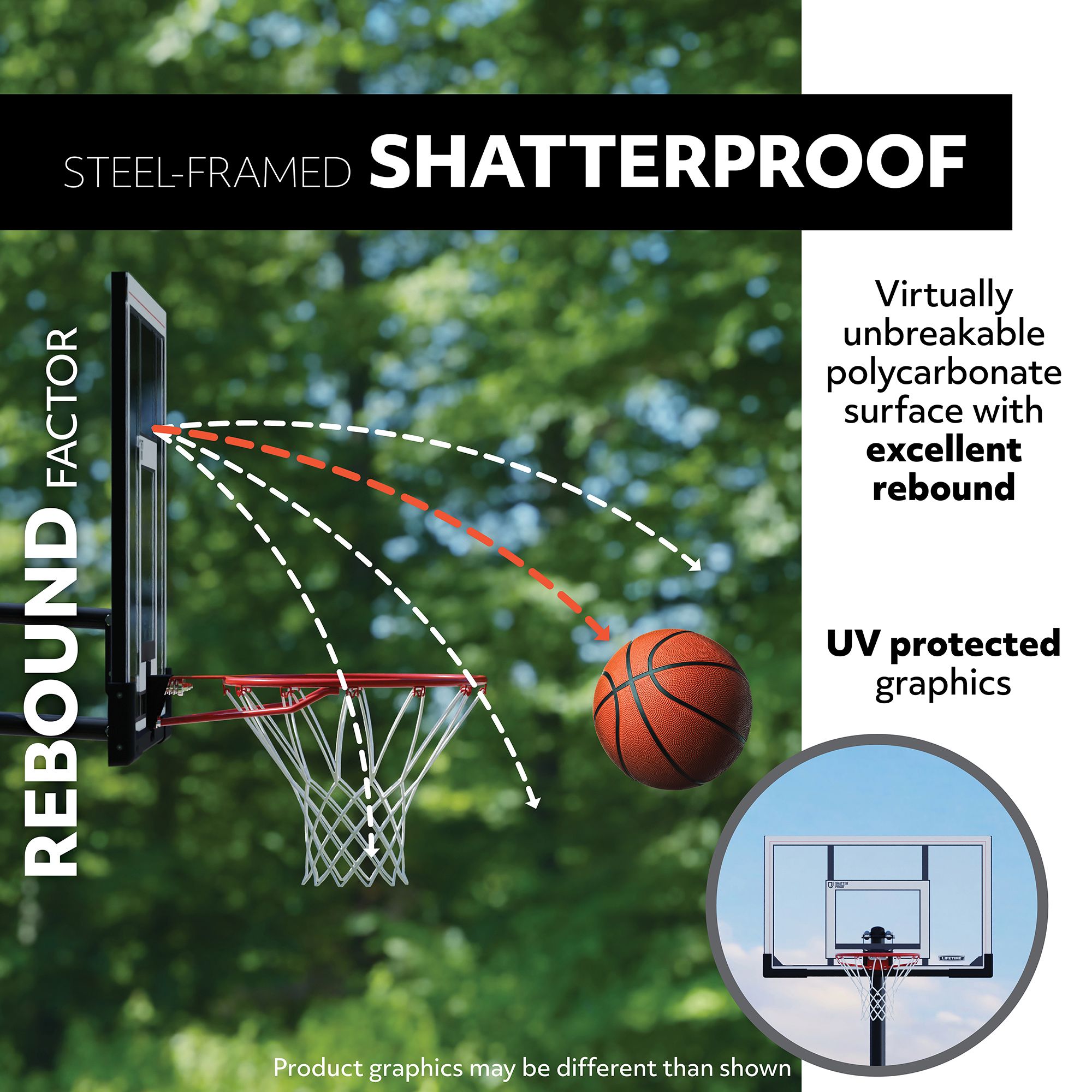 Lifetime 44'' Steel-Framed Portable Basketball Hoop product image