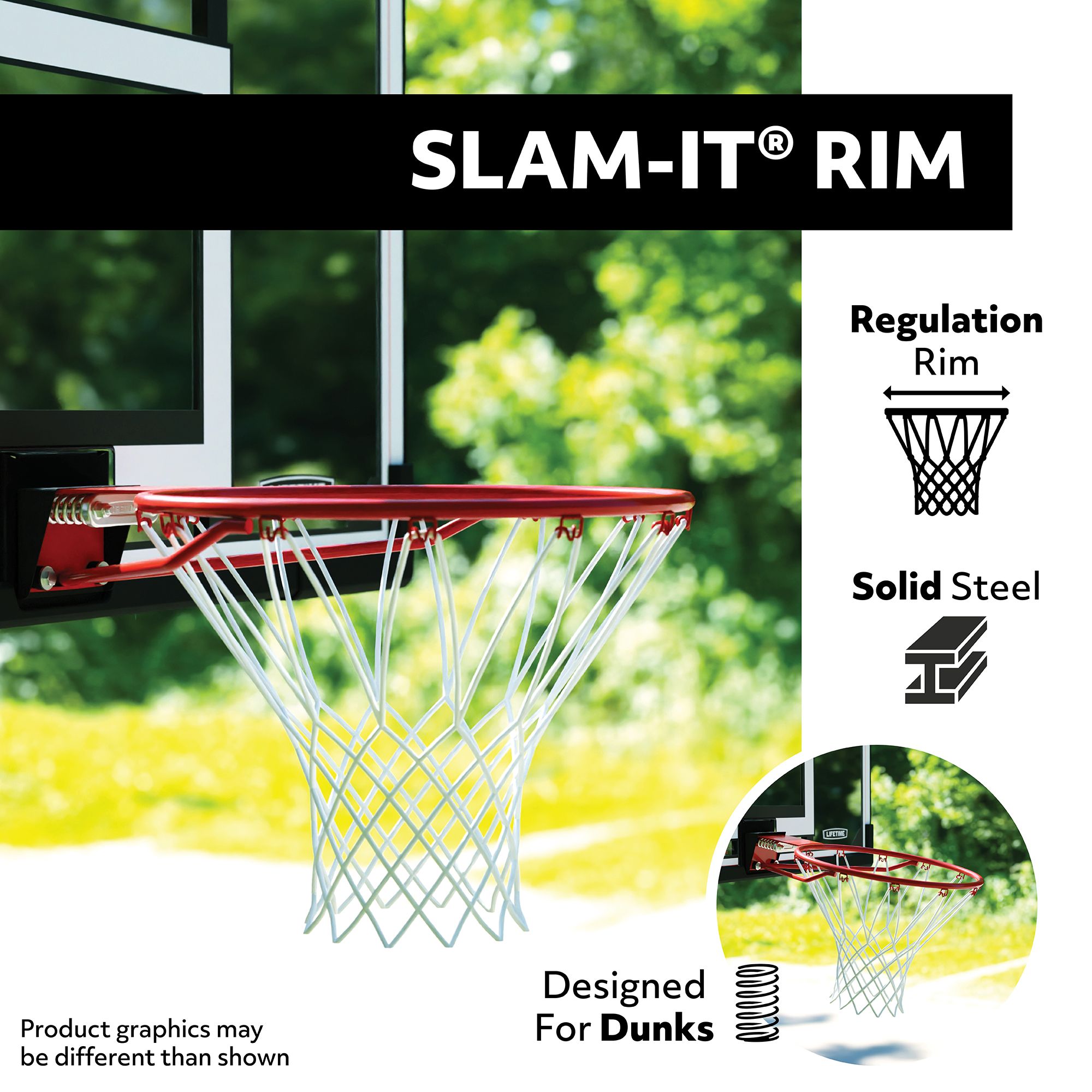 Lifetime 44'' Steel-Framed Portable Basketball Hoop product image
