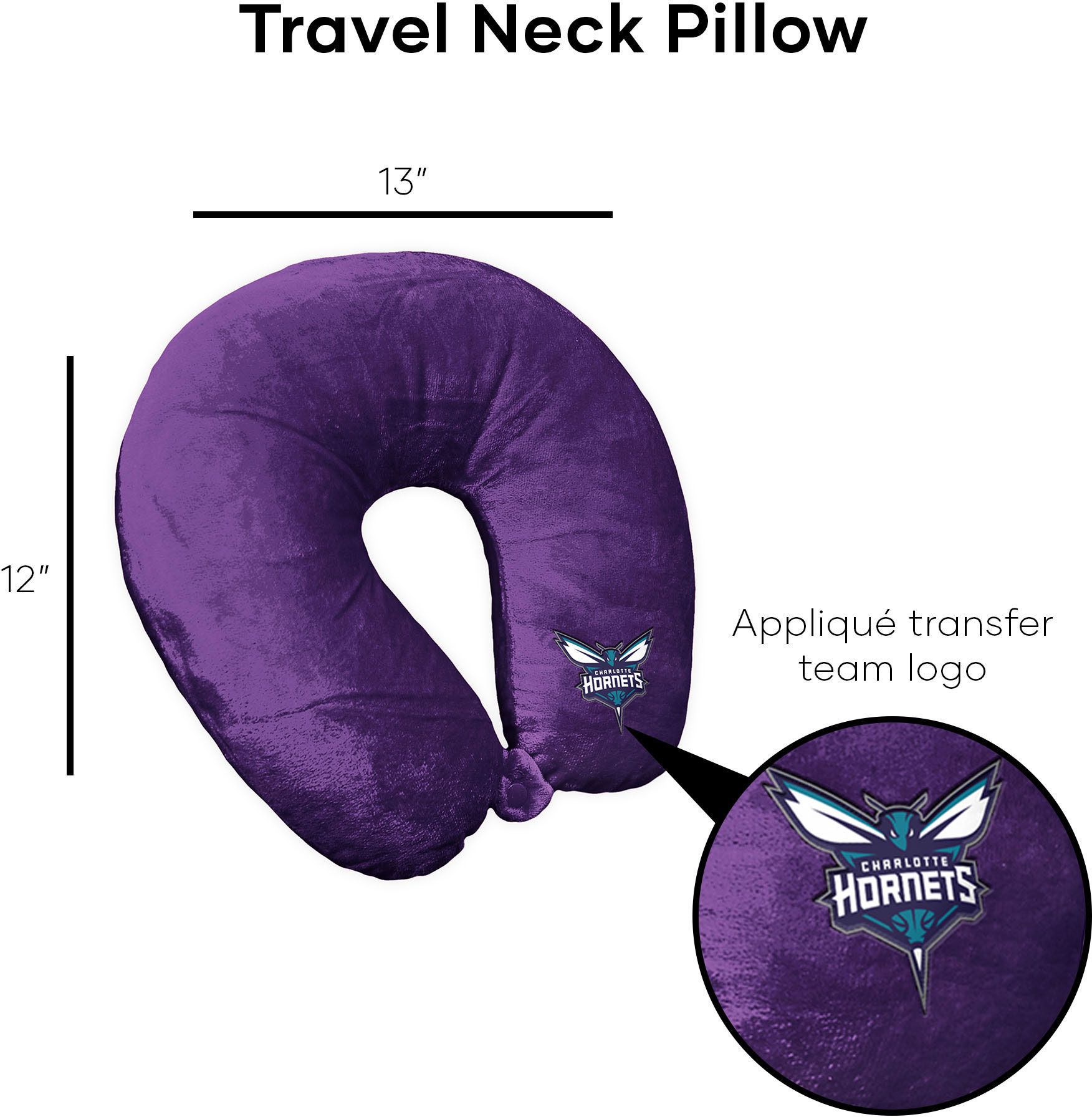 TheNorthwest Charlotte Hornets Neck Pillow product image