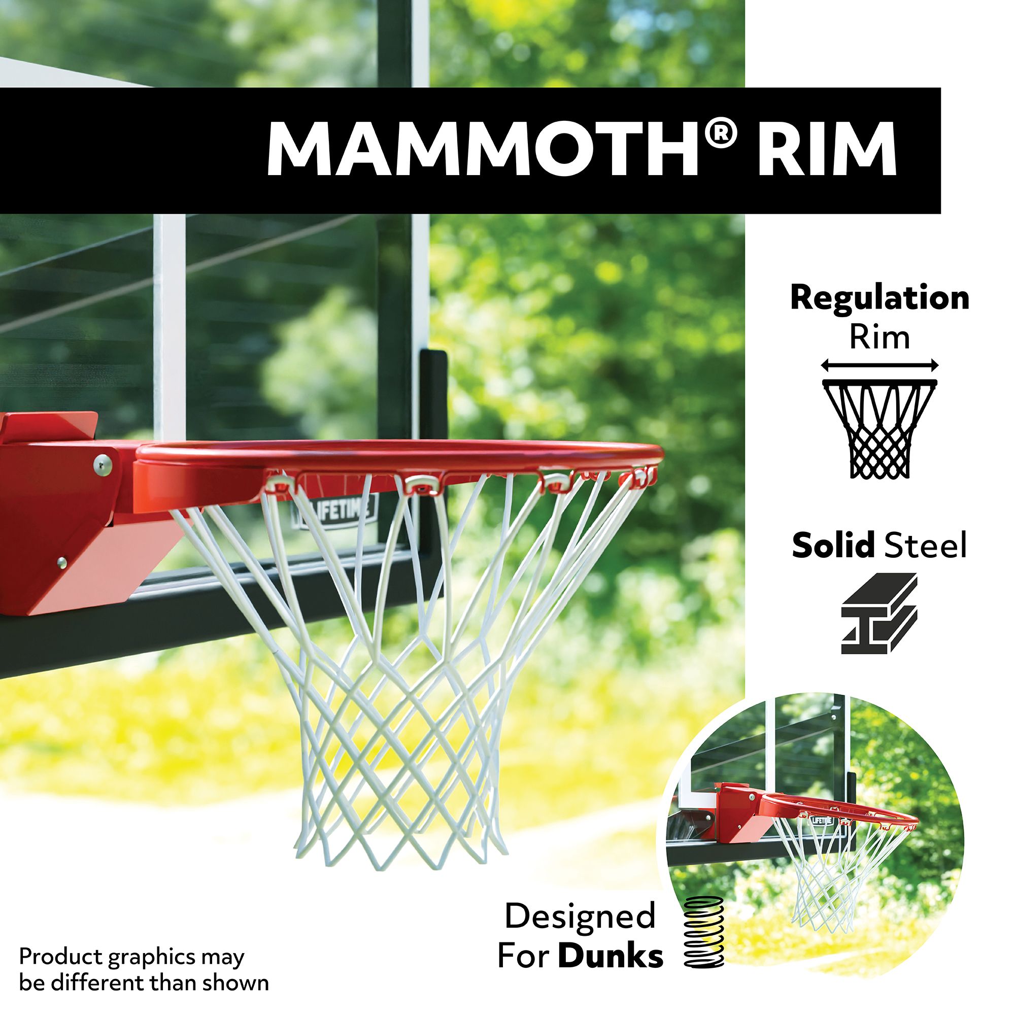 Lifetime Mammoth 60” In-Ground Basketball Hoop product image