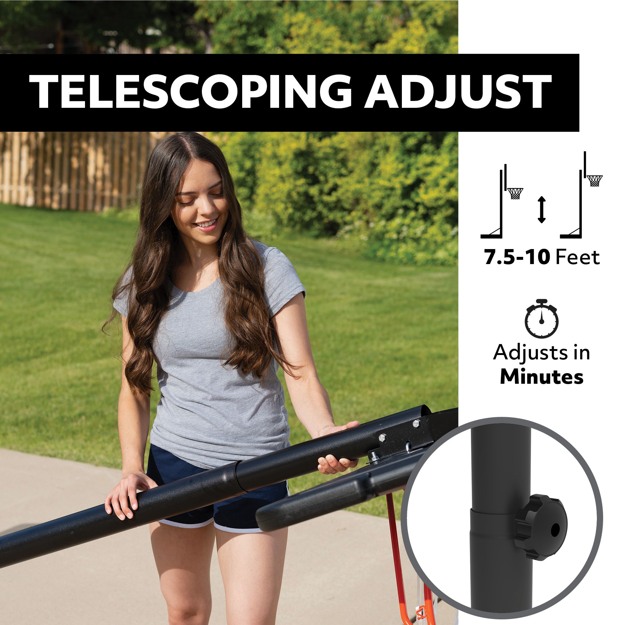 Lifetime 44” Cross Over Portable Basketball Hoop product image