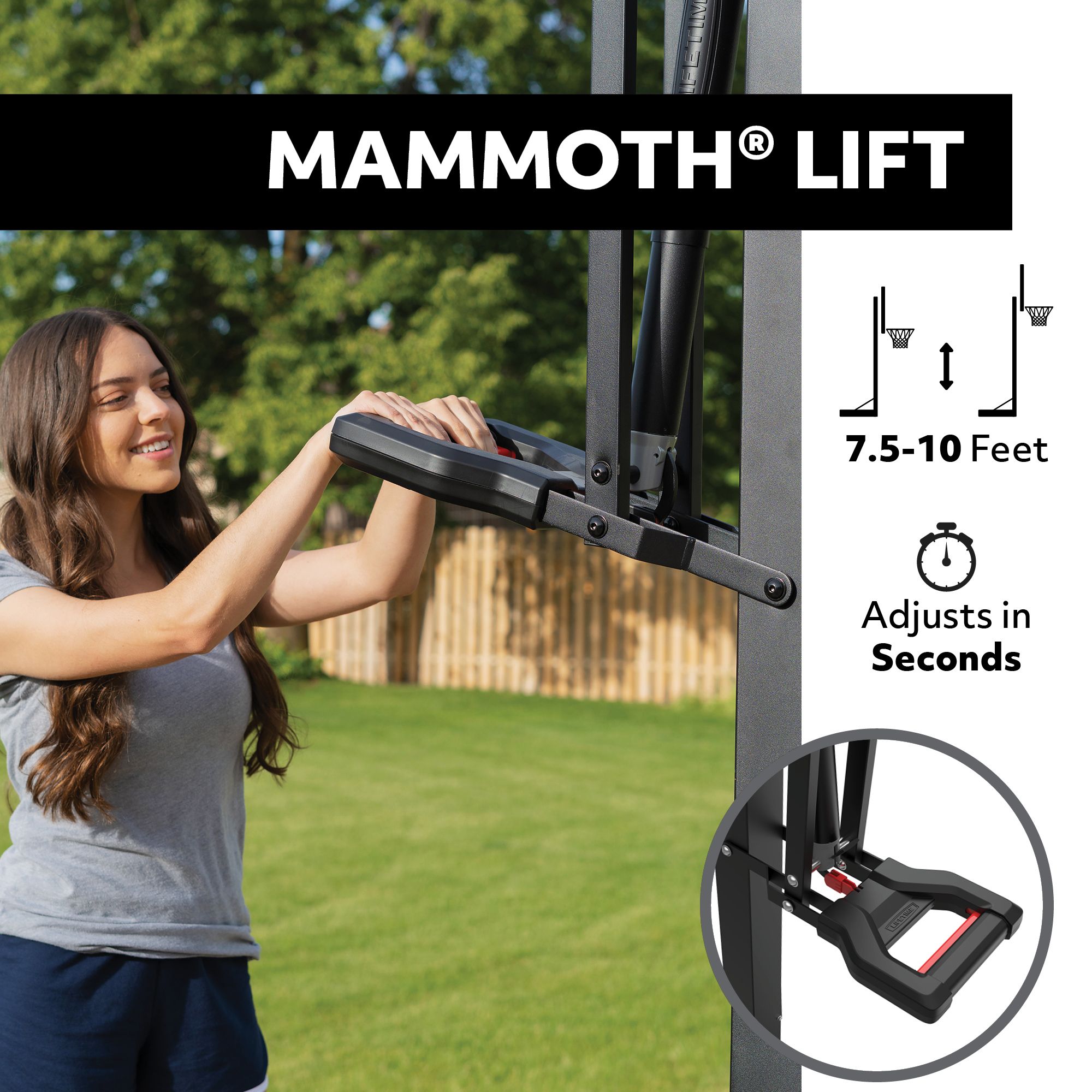 Lifetime Mammoth 72” In-Ground Basketball Hoop product image